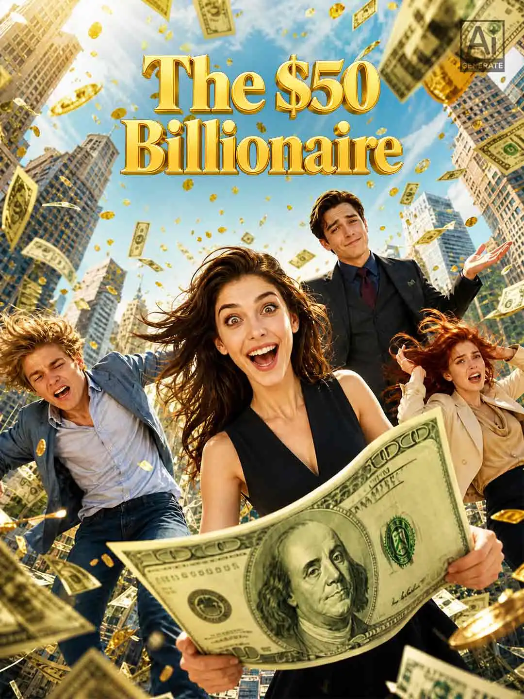 The $50 Billionaire short drama poster