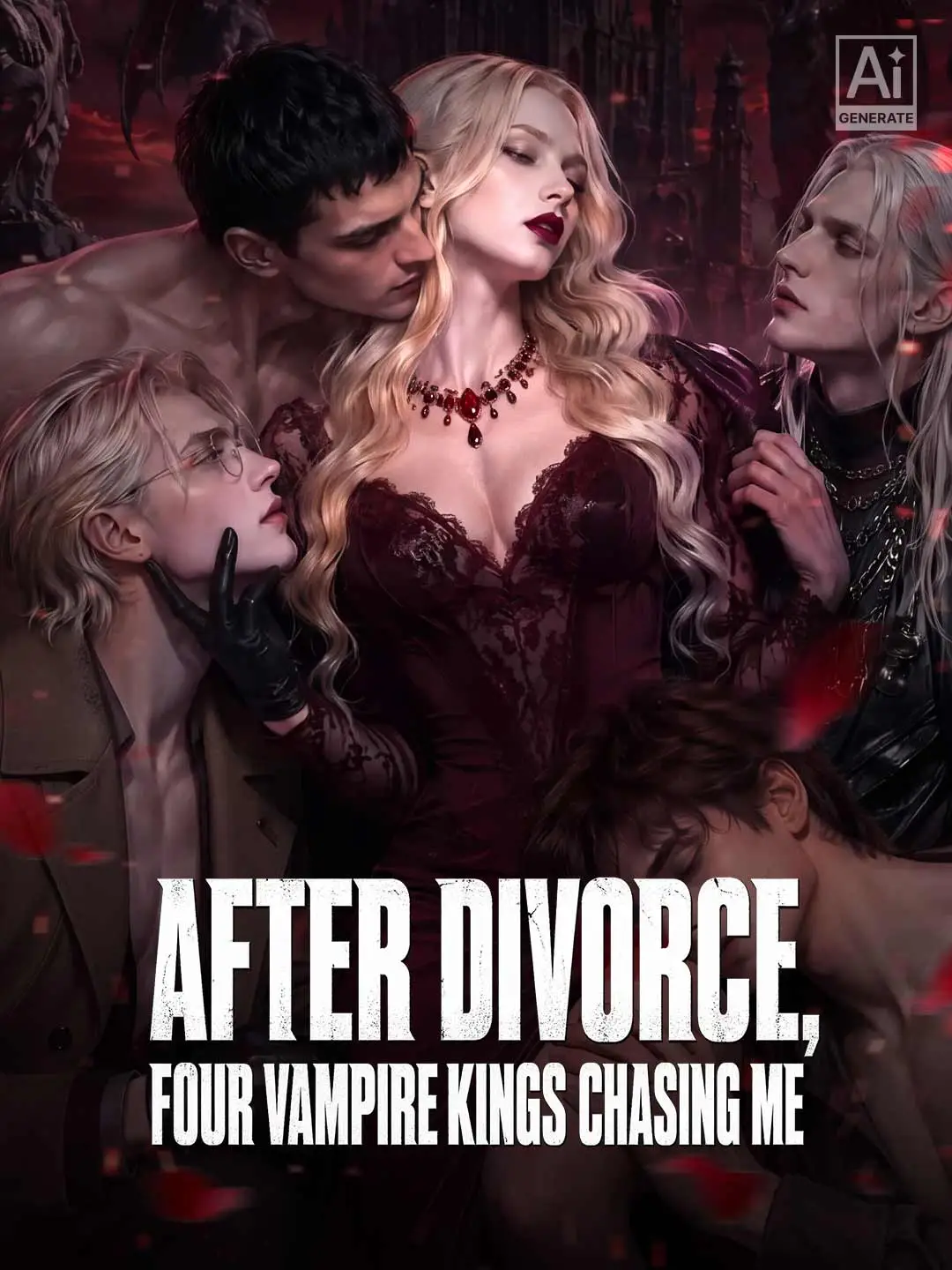 After Divorce, Four Vampire Kings Chasing Me short drama poster