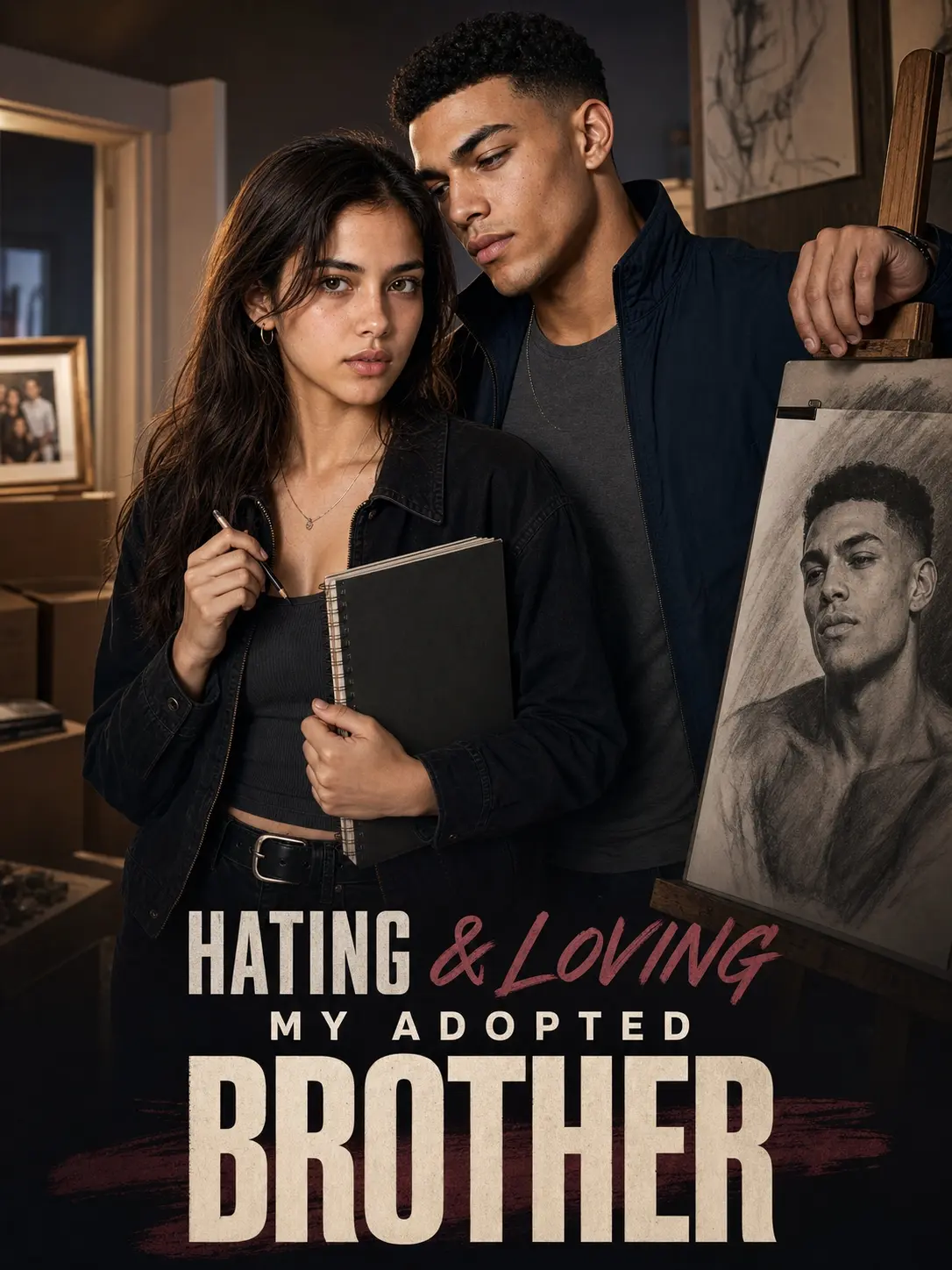 Hating & Loving My Adopted Brother short drama poster