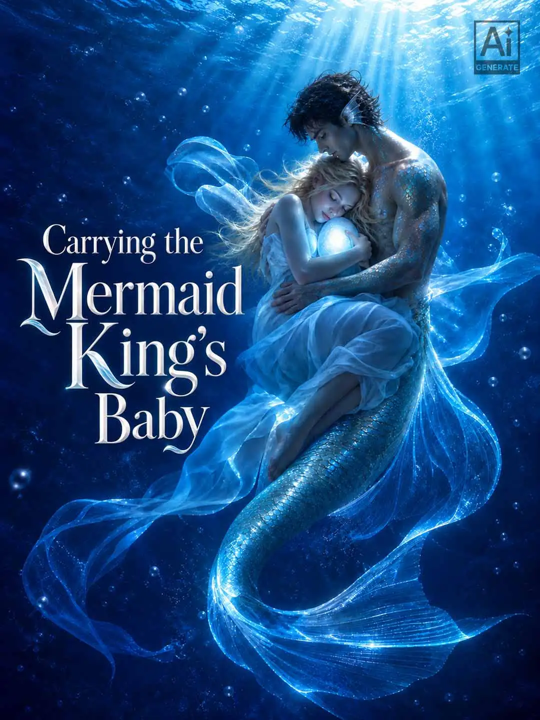 Carrying the Mermaid King's Baby short drama poster