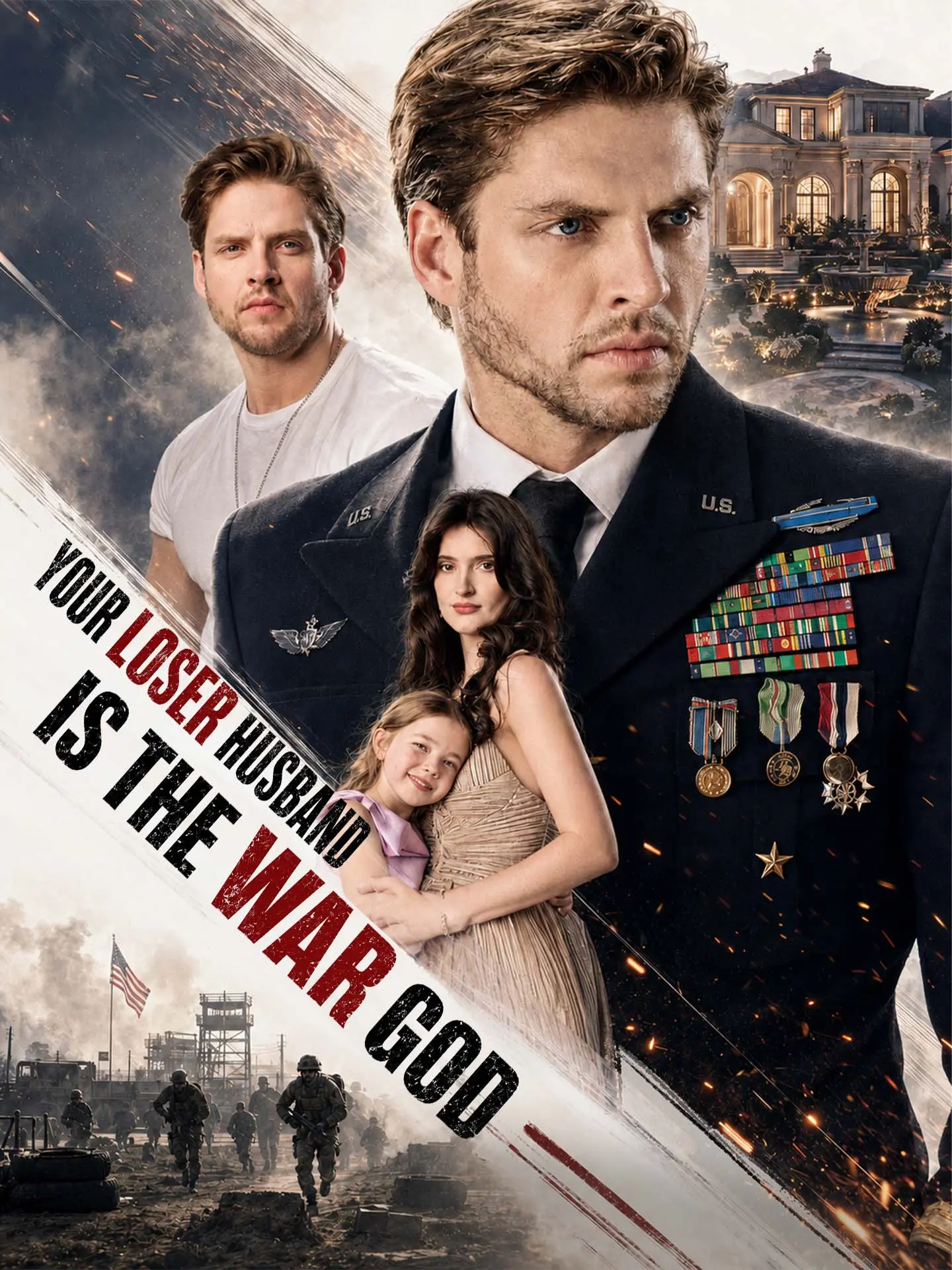 Your Loser Husband Is the War God short drama poster