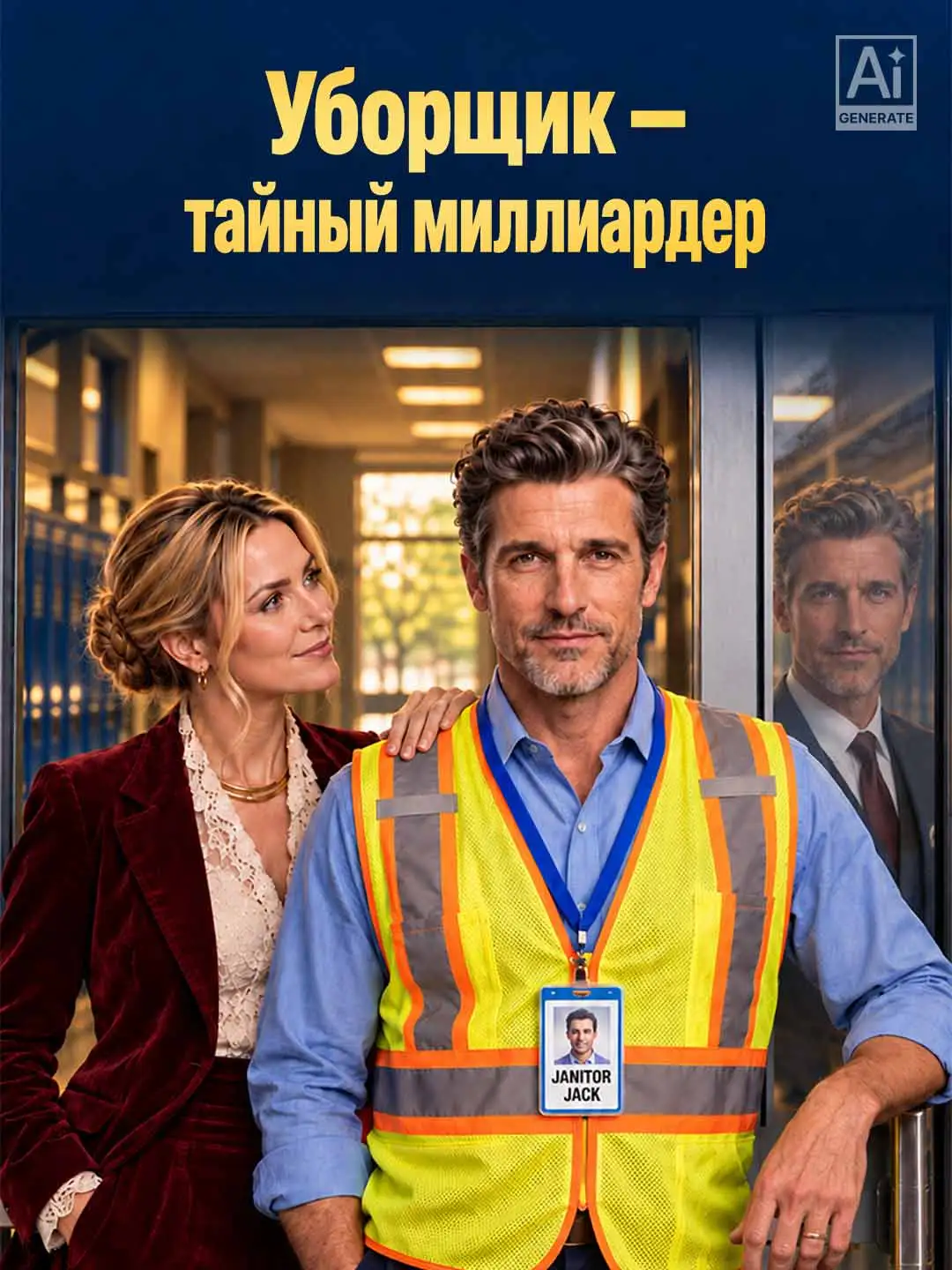 Уборщик — тайный миллиардер short drama poster