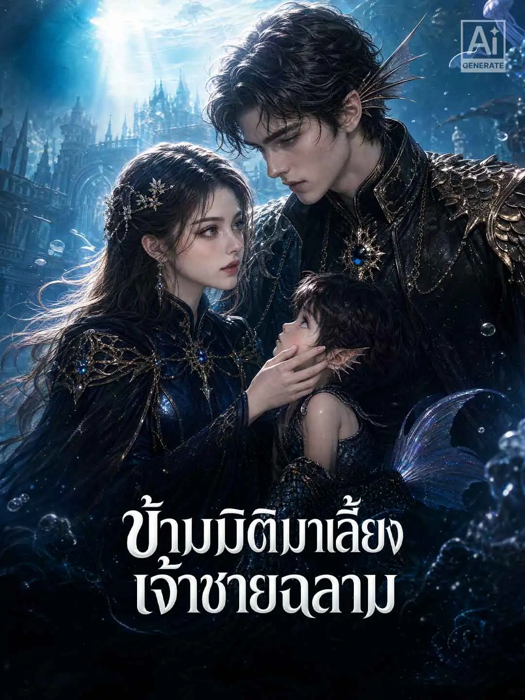 ข้ามมิติมาเลี้ยงเจ้าชายฉลาม short drama poster