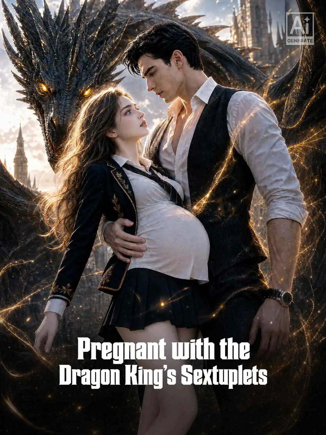 Pregnant with the Dragon King's Sextuplets short drama poster