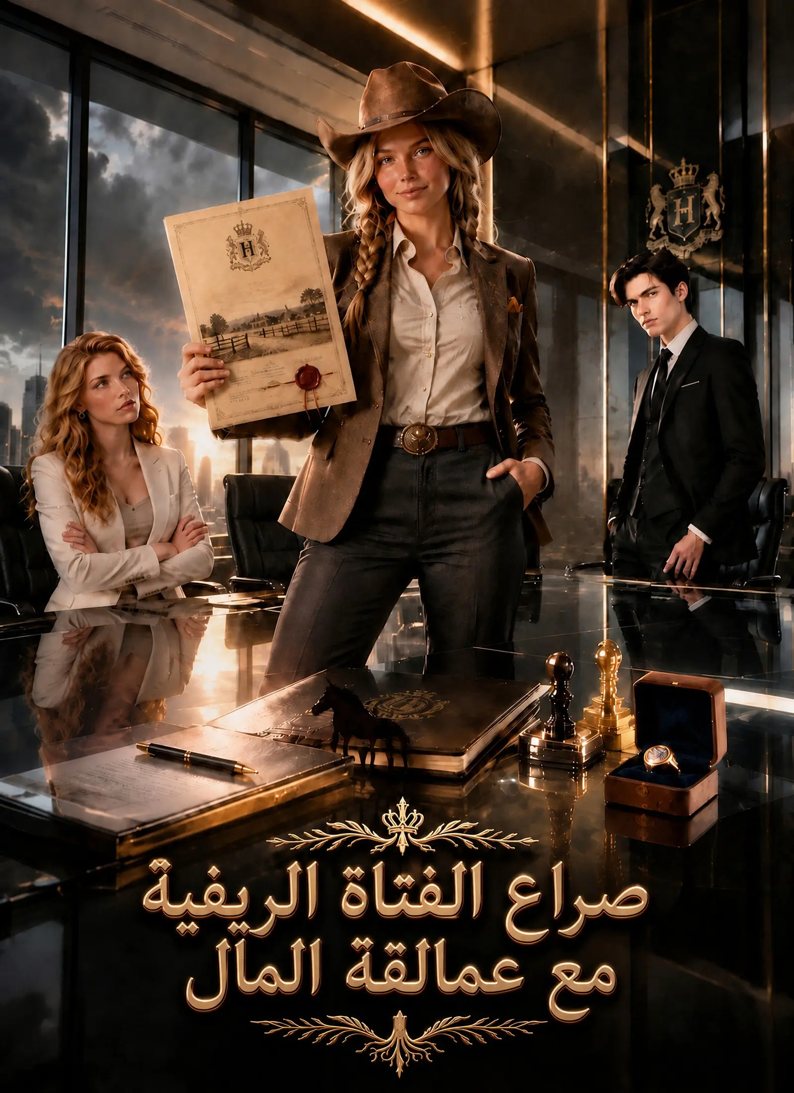 [مدبلج]صراع الفتاة الريفية مع عمالقة المال short drama poster