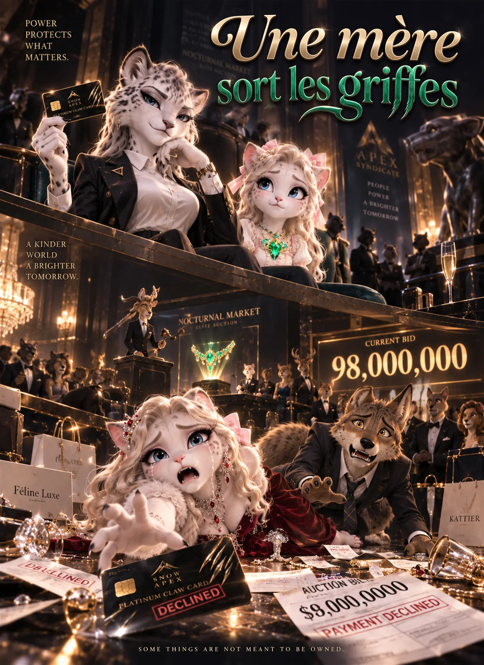 Une mère sort les griffes short drama poster