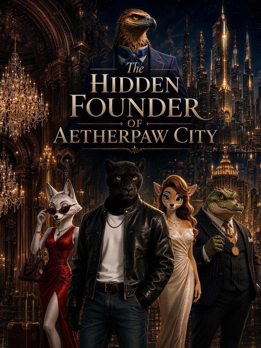 The Hidden Founder of Aetherpaw City short drama poster