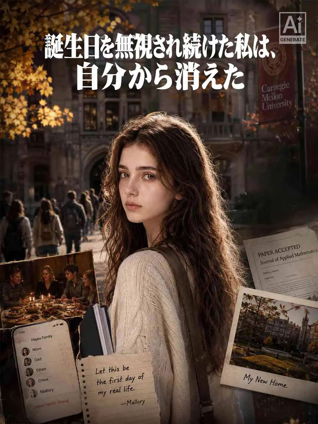 誕生日を無視され続けた私は、自分から消えた short drama poster