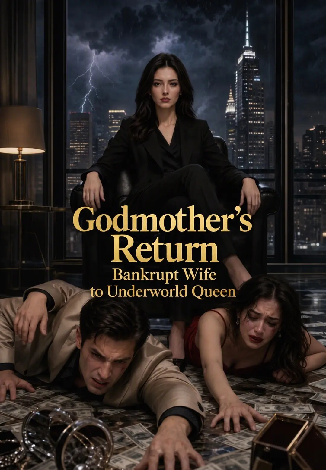 Godmother's Return Bankrupt Wife to Underworld Queen short drama poster