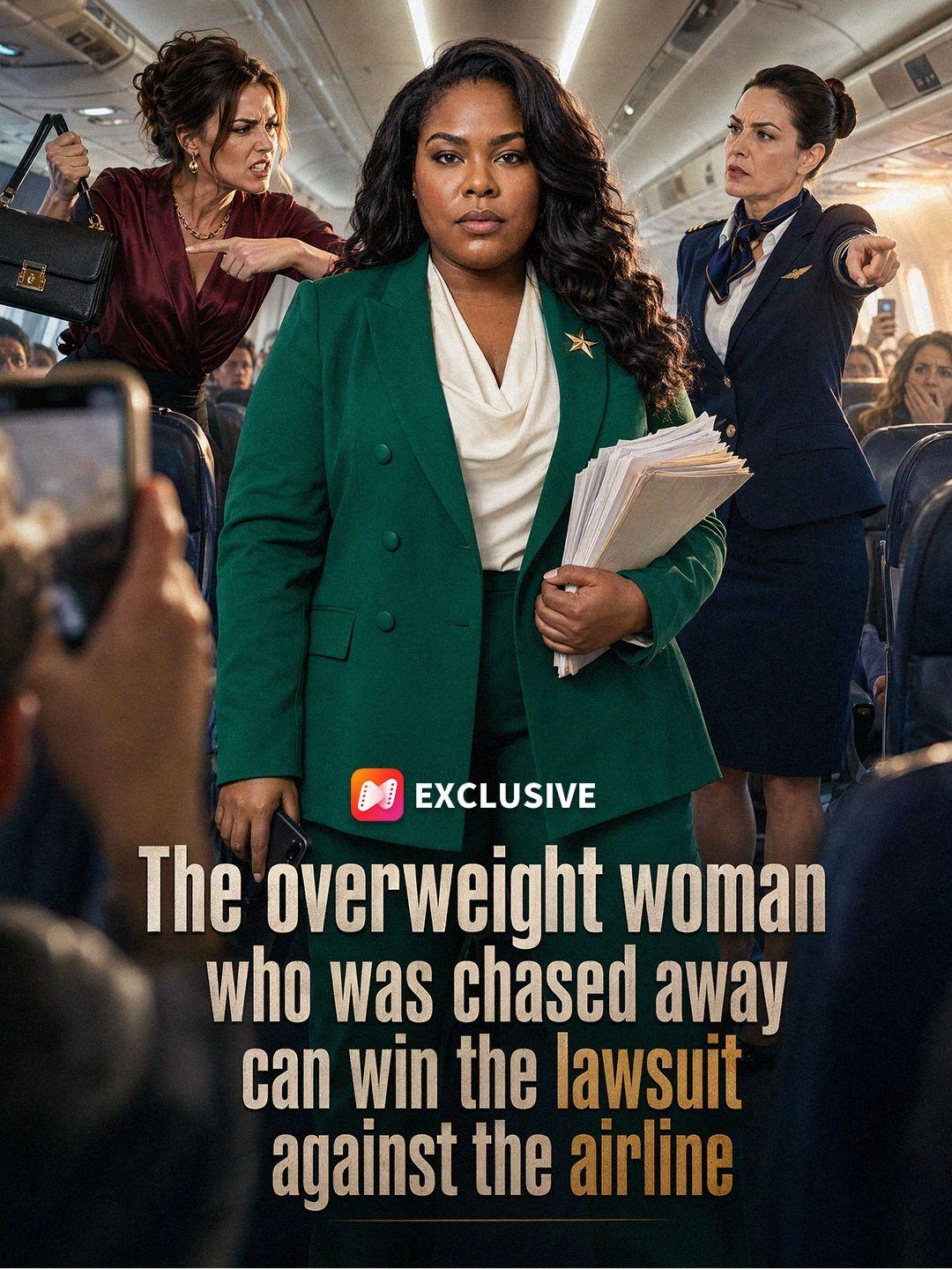The overweight woman who was chased away can win the lawsuit against the airline short drama poster