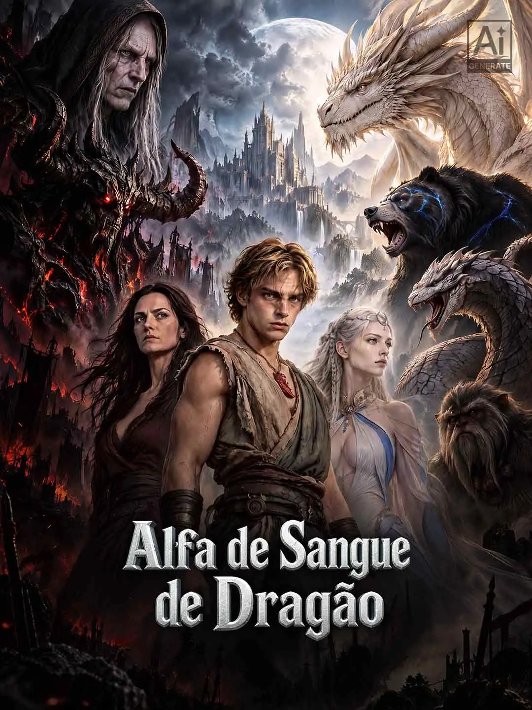 Alfa de Sangue de Dragão short drama poster
