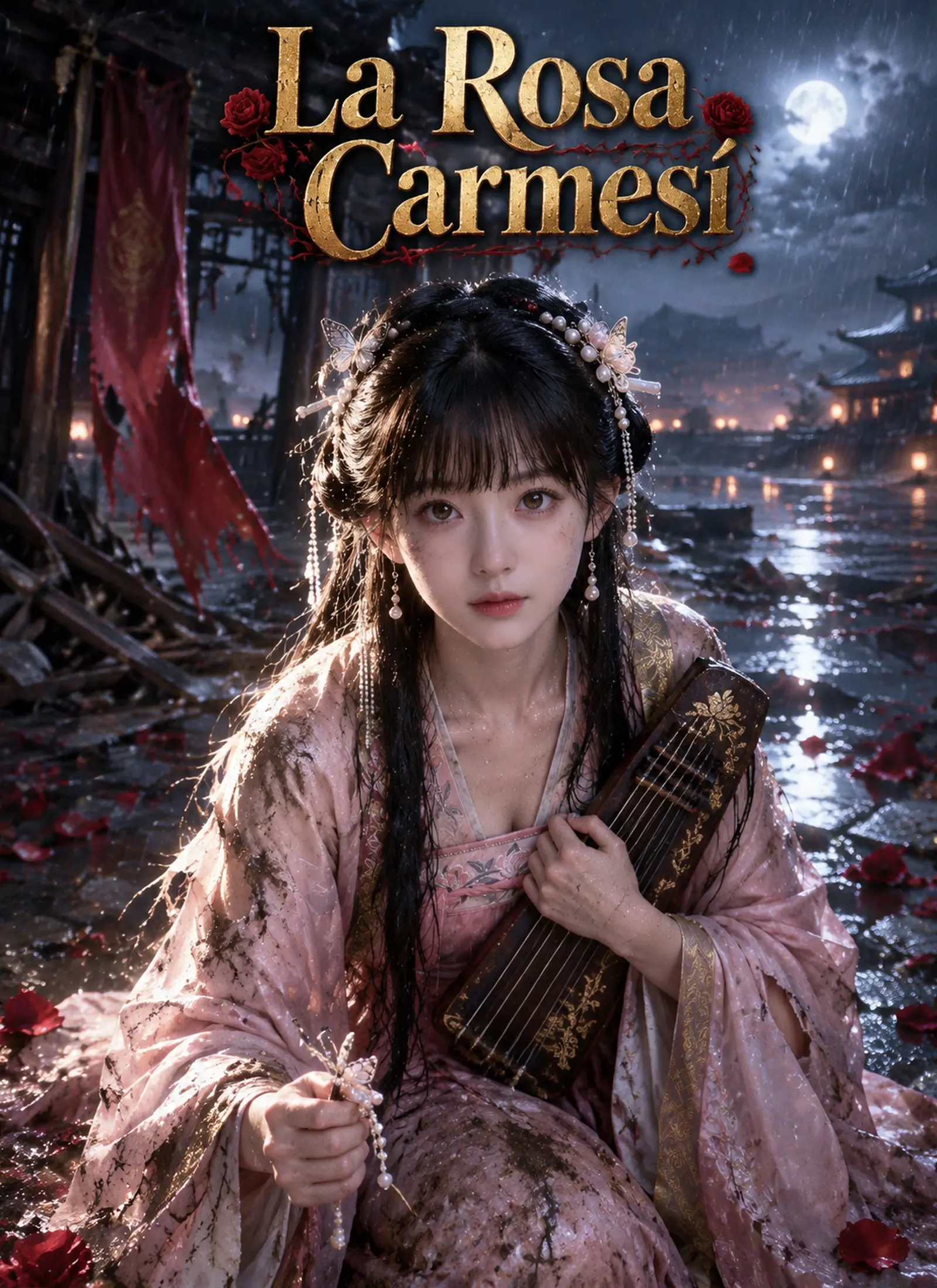 La Rosa Carmesí short drama poster
