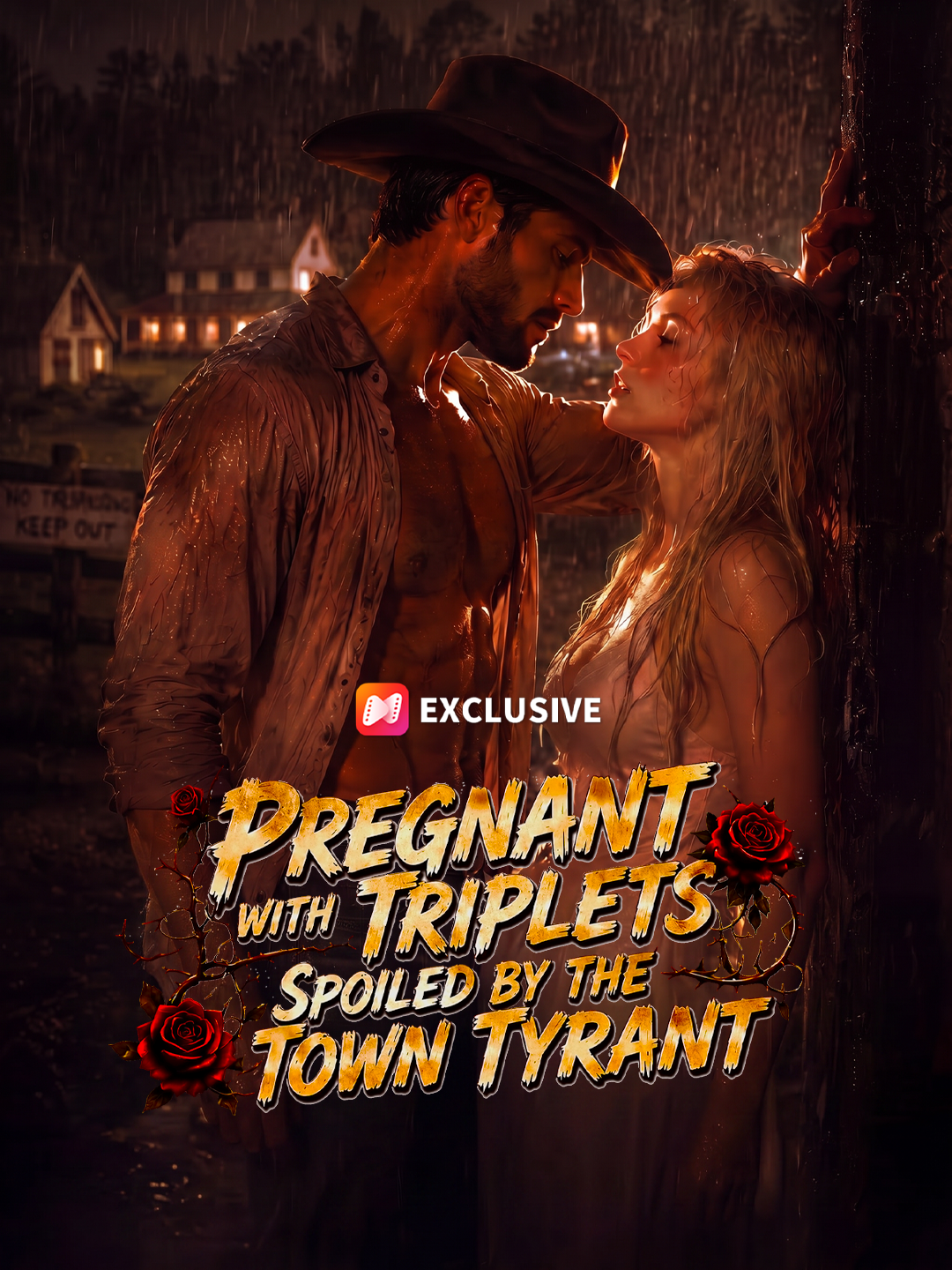 Pregnant with Triplets, Spoiled by the Town Tyrant short drama poster