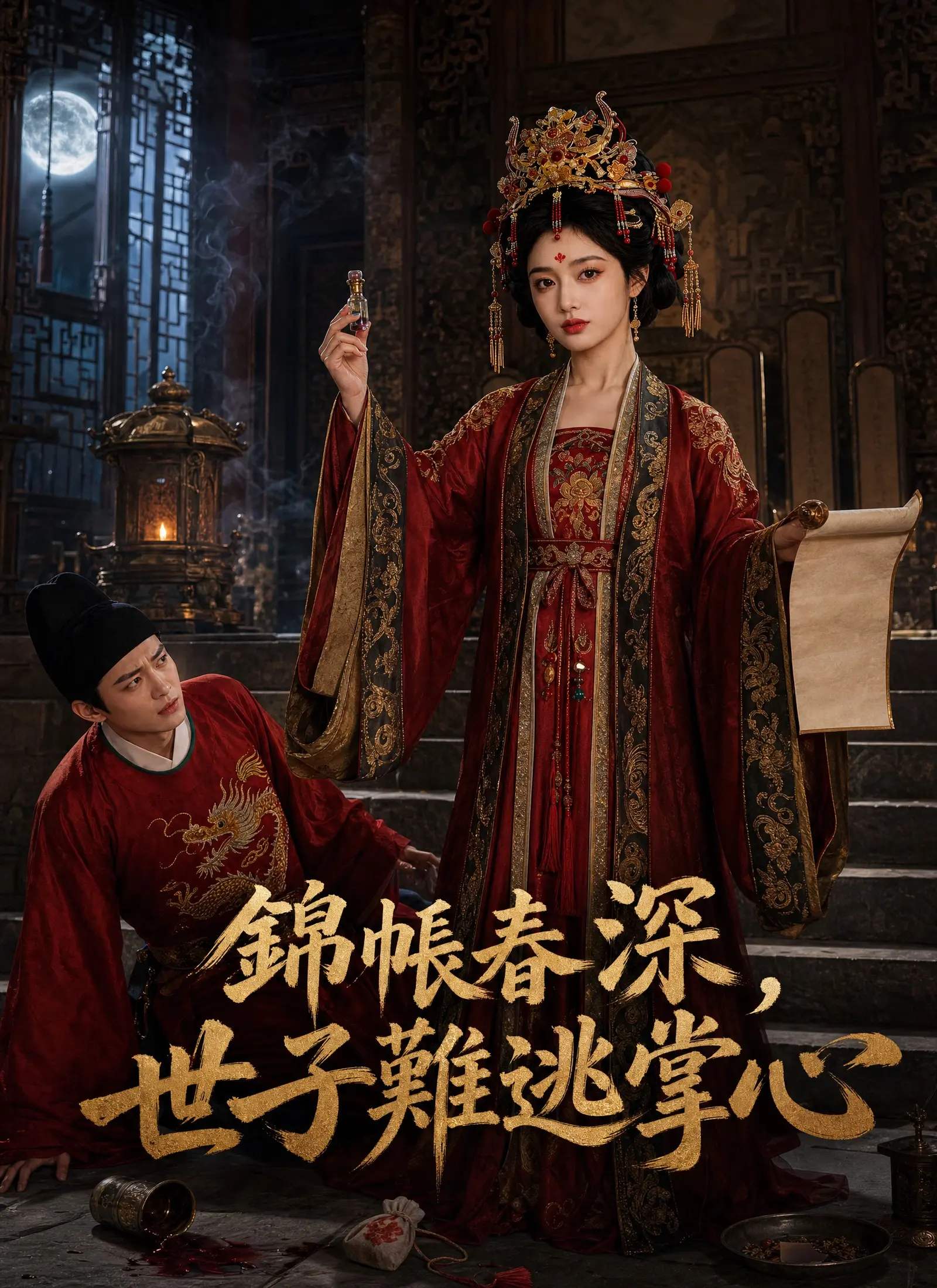 錦帳春深，世子難逃掌心 short drama poster