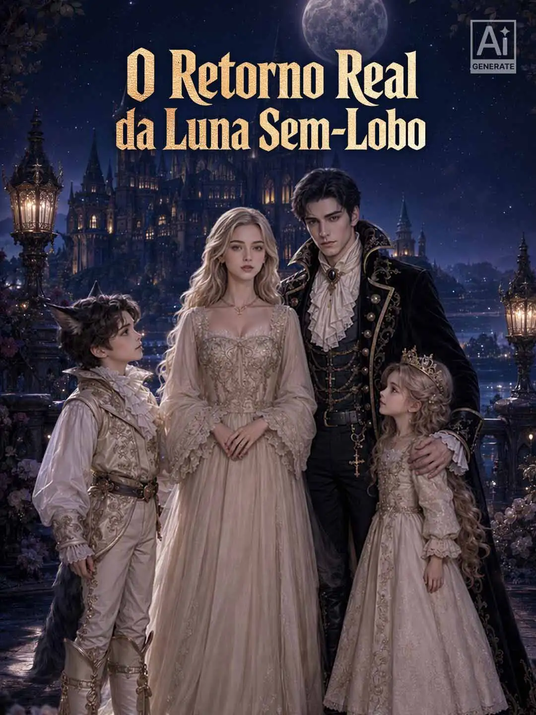O Retorno Real da Luna Sem-Lobo short drama poster