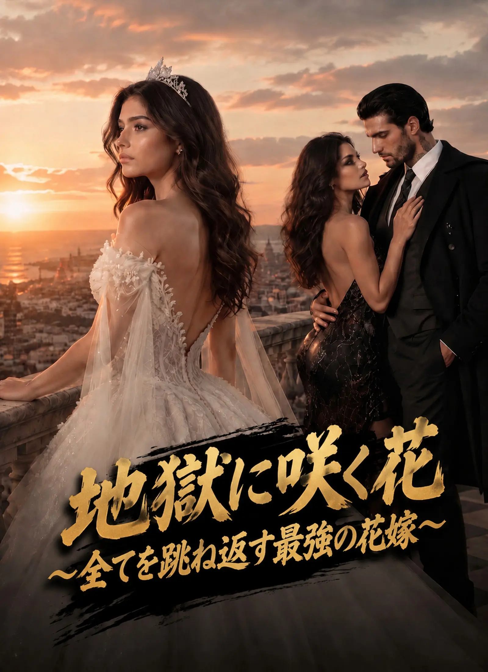 地獄に咲く花 〜全てを跳ね返す最強の花嫁〜 short drama poster