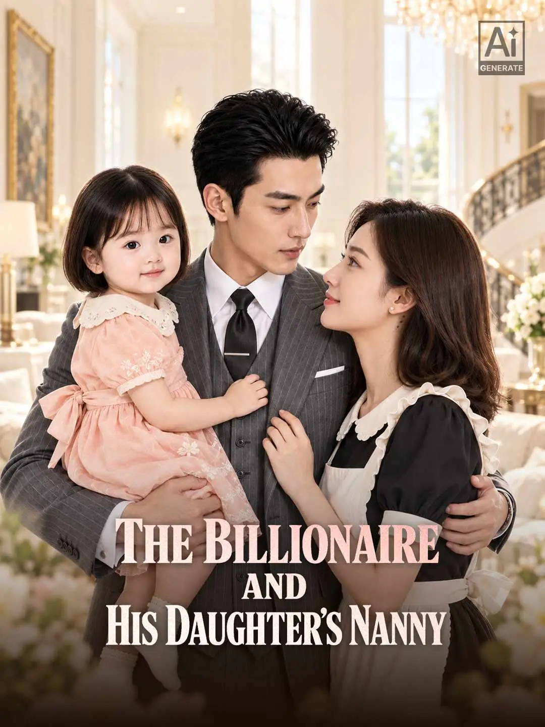 The Billionaire and His Daughter's Nanny short drama poster