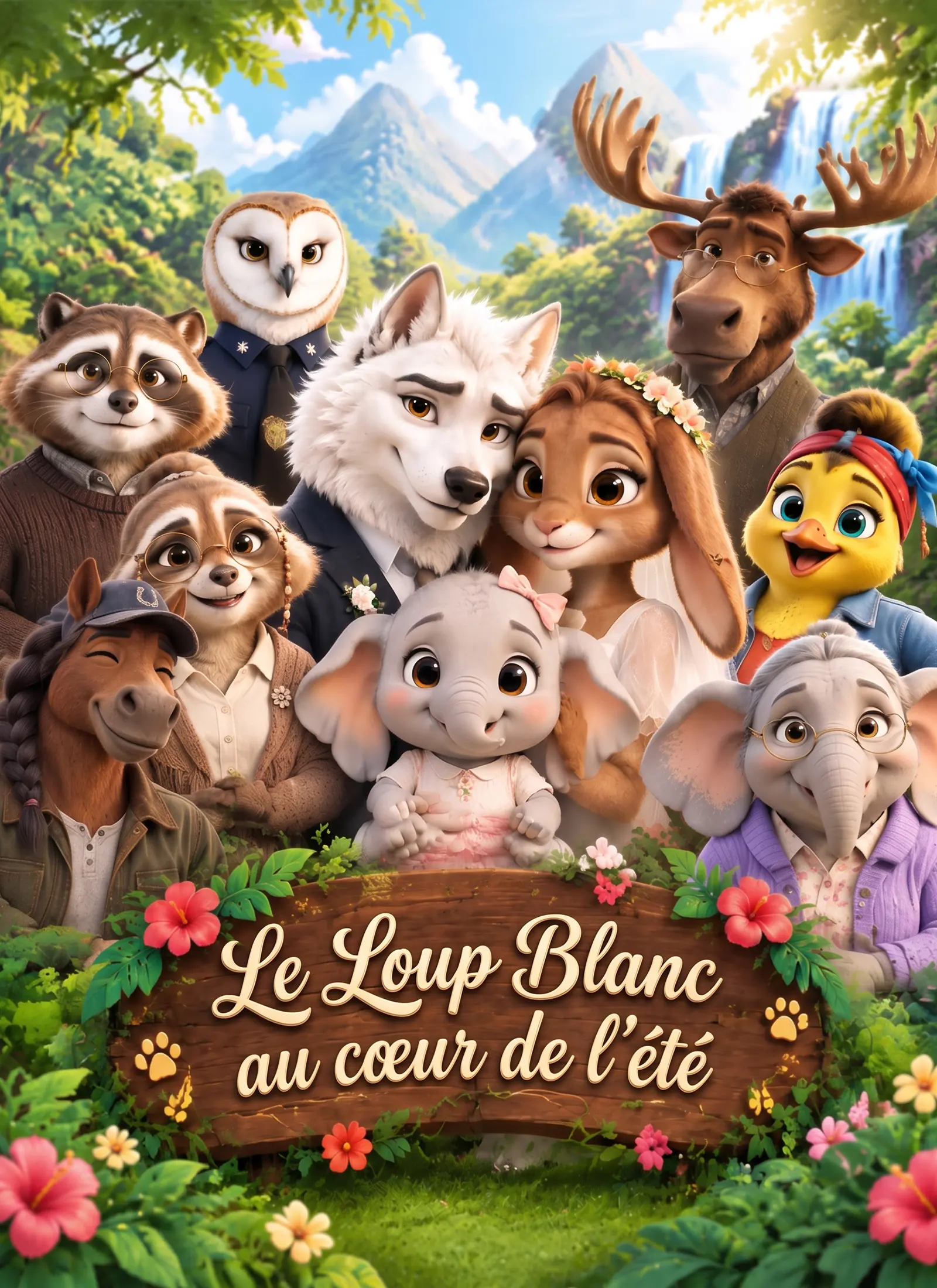 Le Loup Blanc au cœur de l’été short drama poster