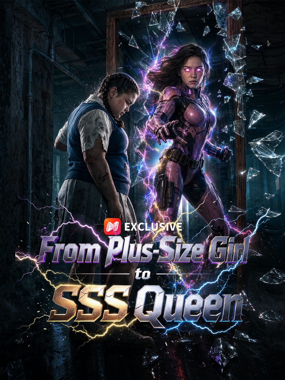 From Plus-Size Girl to SSS Queen short drama poster