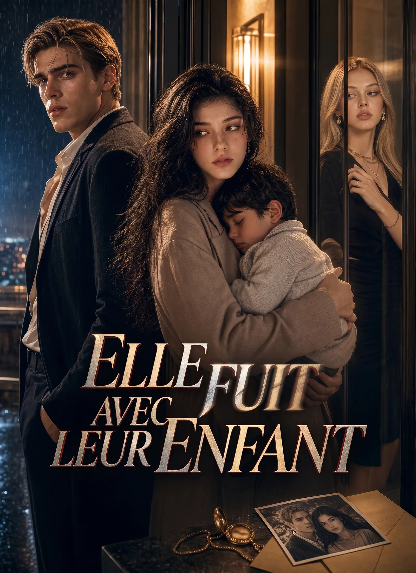 Elle Fuit avec leur Enfant short drama poster