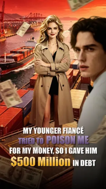 My Younger Fiancé Tried to Poison Me for My Money, So I Gave Him $500 Million in Debt short drama poster