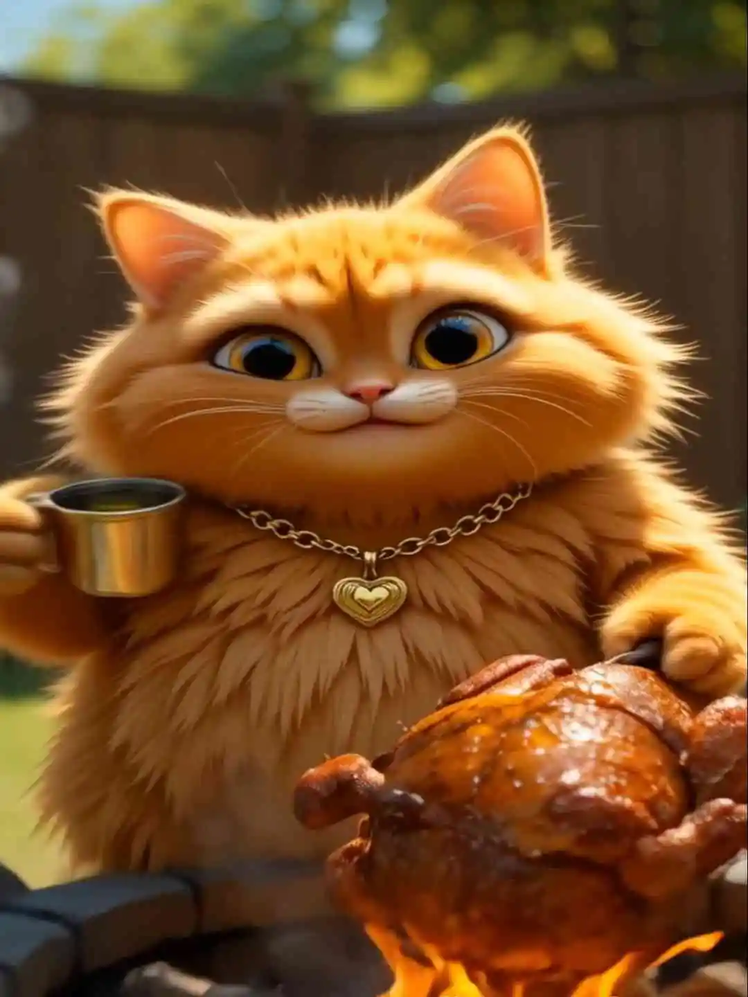 Ai cat 😺 and the Donald Duck short drama poster
