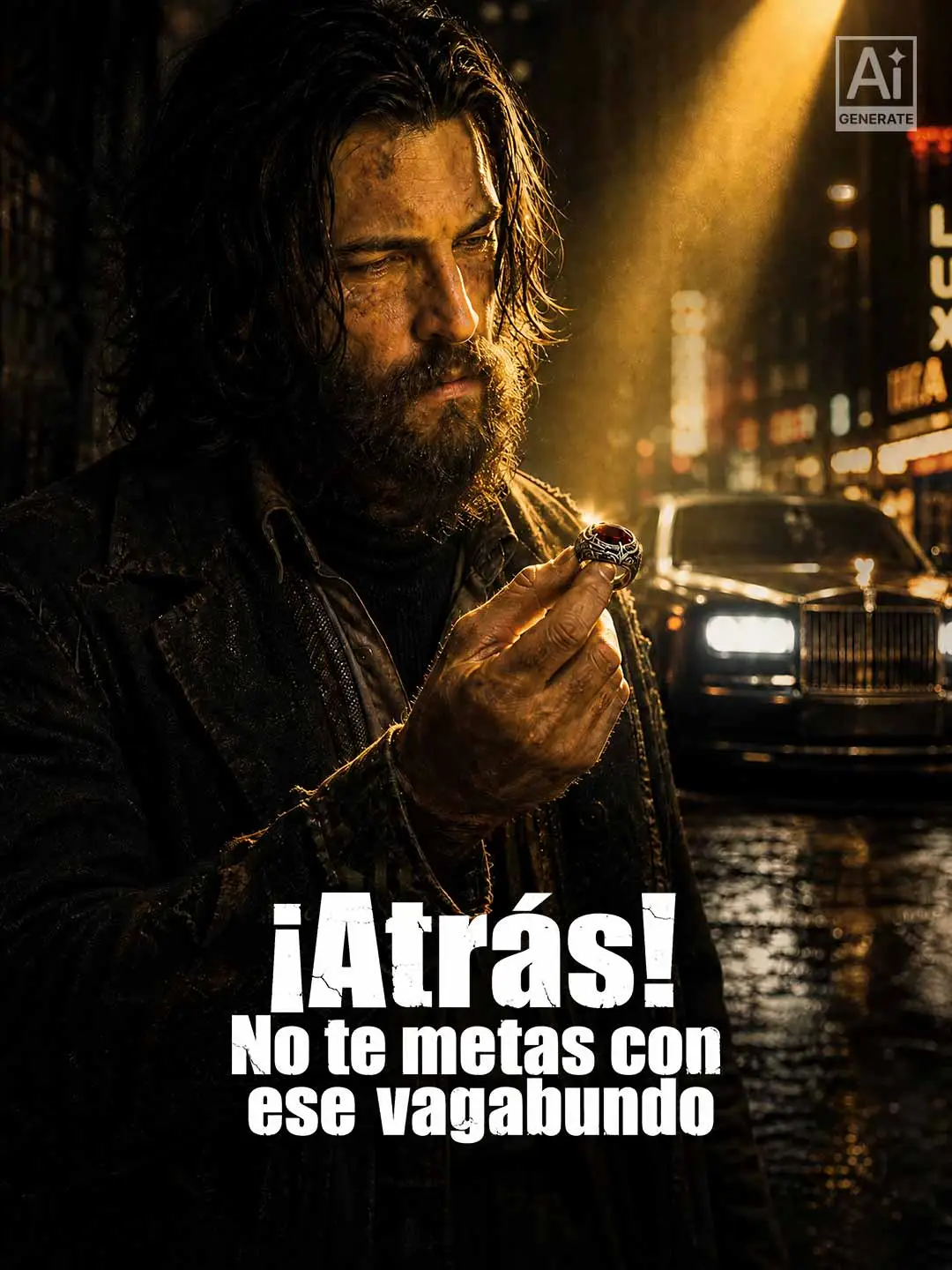 ¡Atrás! Con ese vagabundo no se juega short drama poster