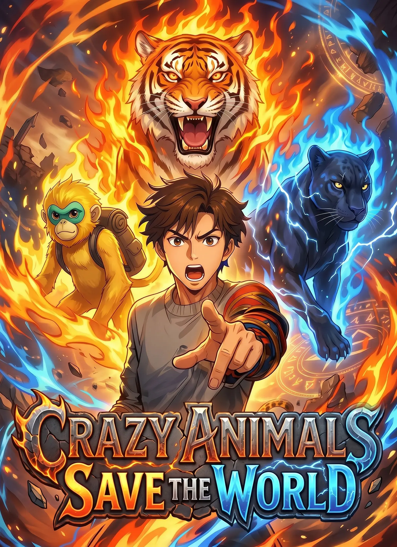 [Dubbed] Crazy Animals Save the World short drama poster