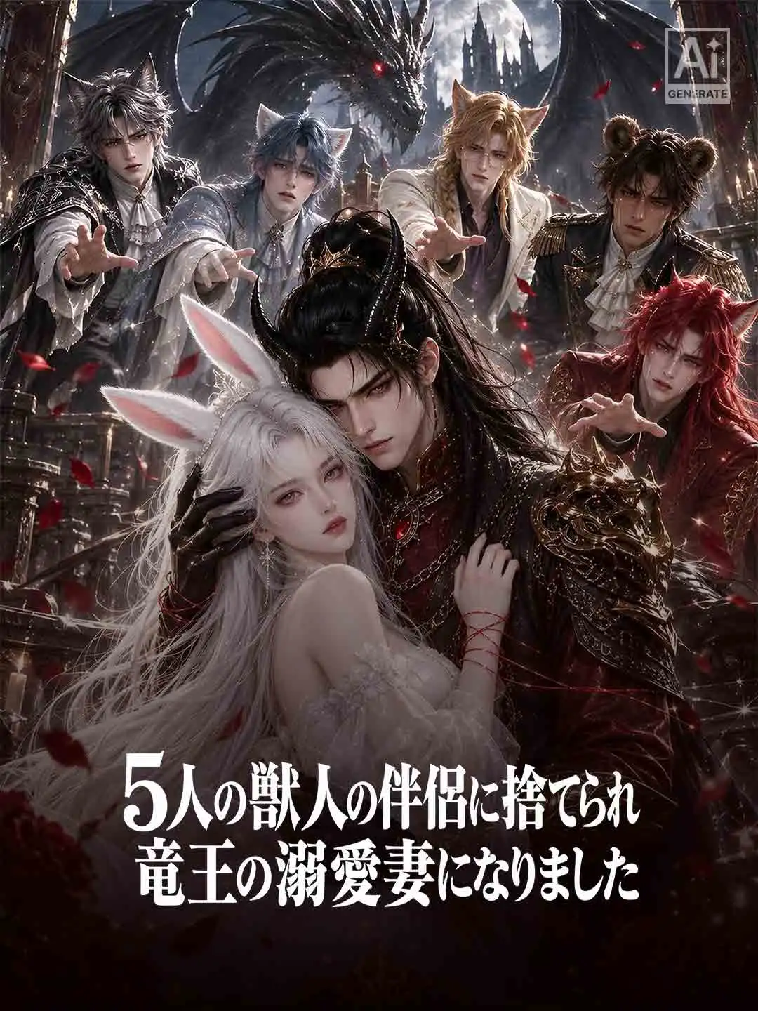 5人の獣人の伴侶に捨てられ 竜王の溺愛妻になりました short drama poster