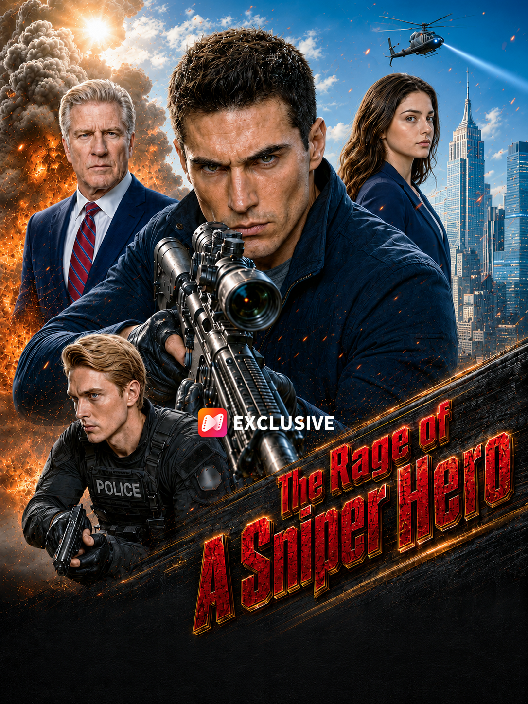 The Rage of A Sniper Hero short drama poster