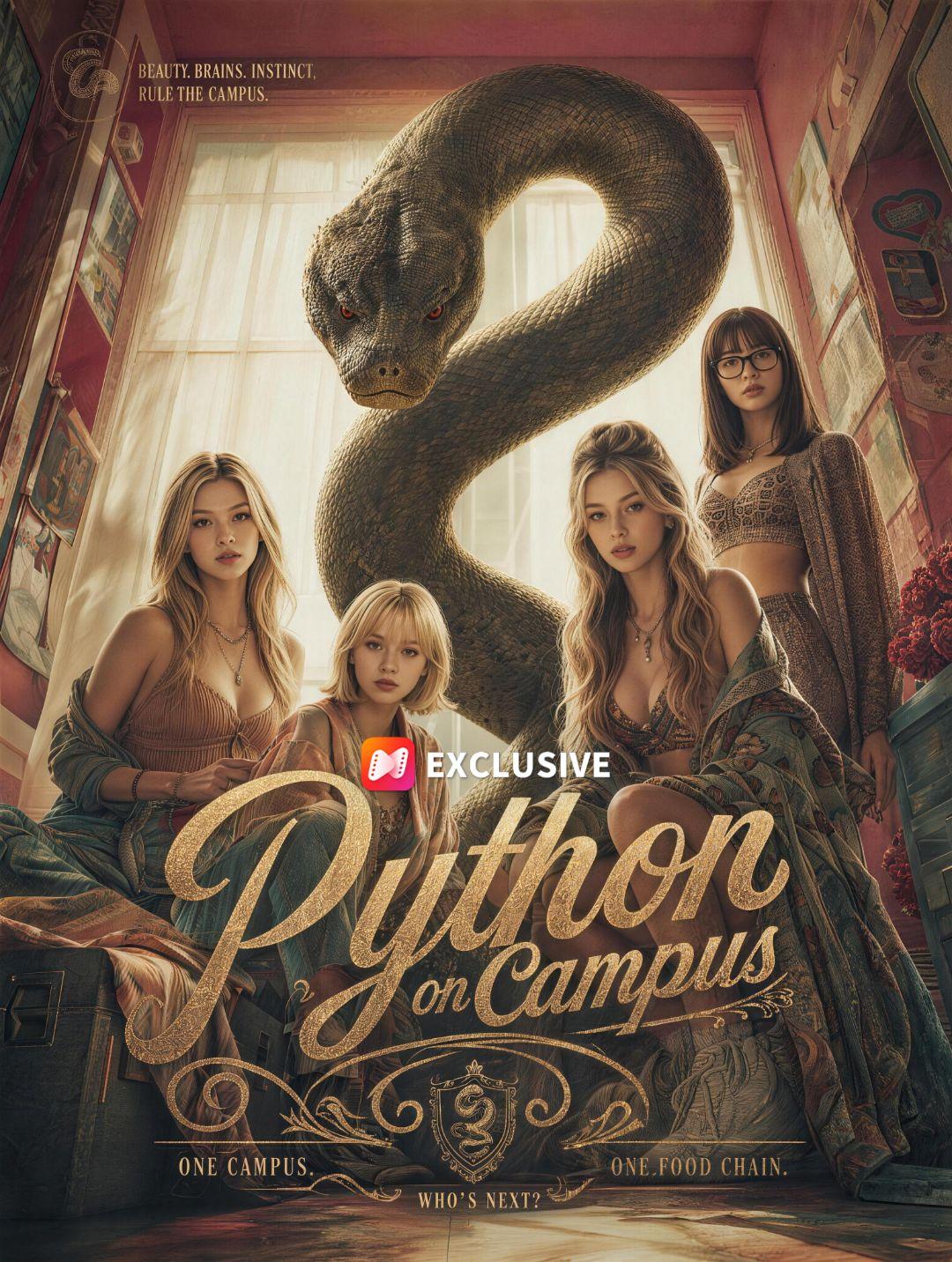 Python on Campus short drama poster