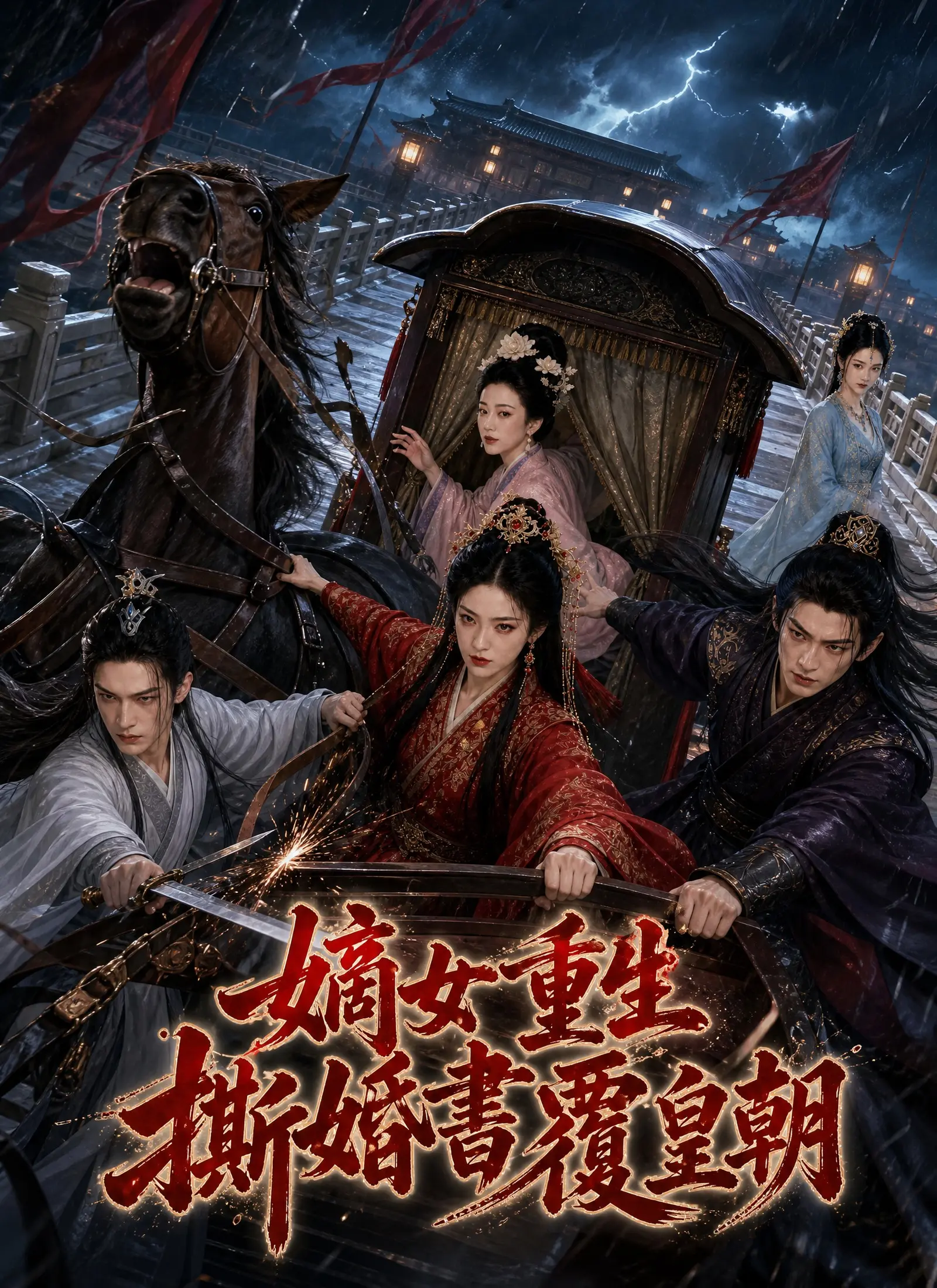 嫡女重生撕婚書覆皇朝 short drama poster