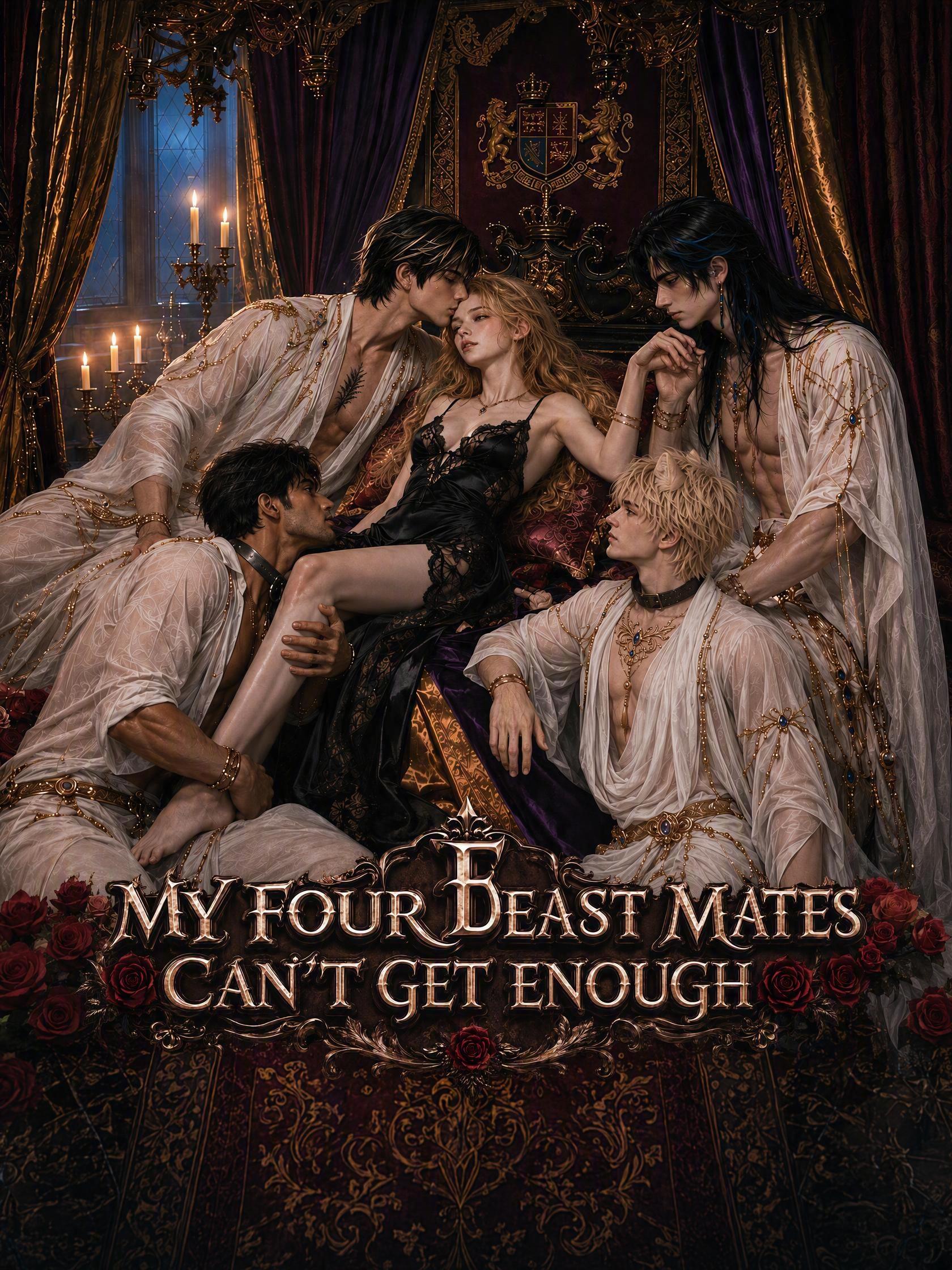 MY FOUR BEAST MATES CAN’T GET ENOUGH short drama poster
