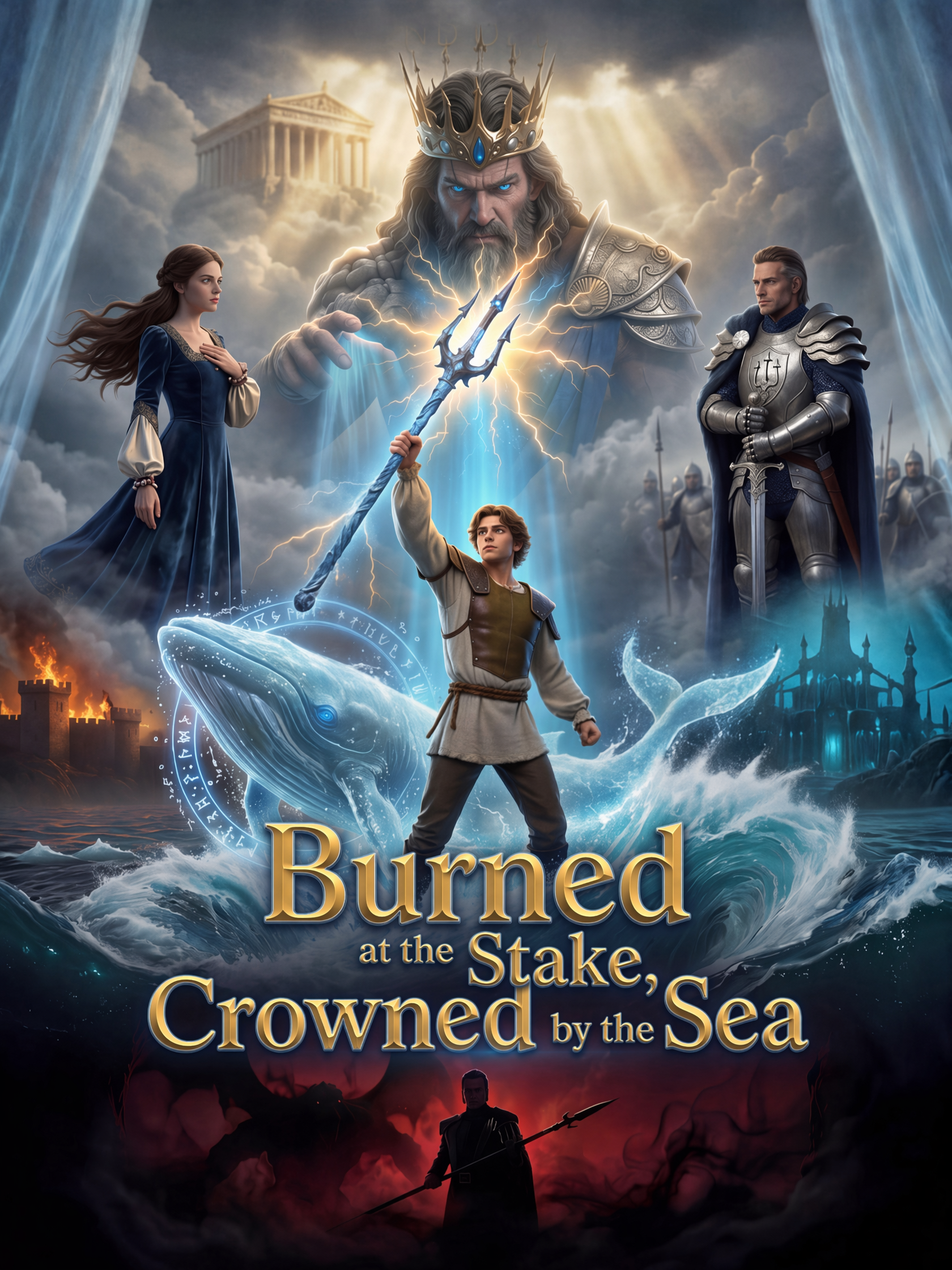 Burned at the Stake, Crowned by the Sea short drama poster