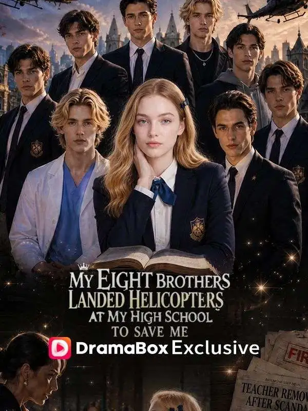 My Eight Brothers Landed Helicopters at My High School to Save Me short drama poster