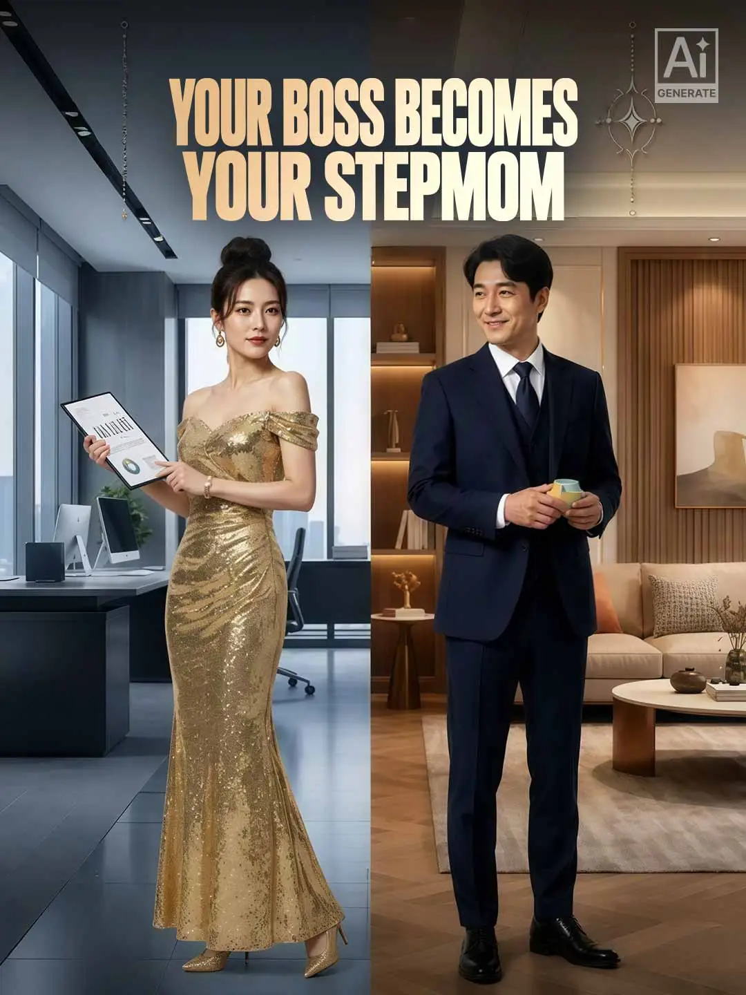 Your Boss Becomes Your Stepmom short drama poster