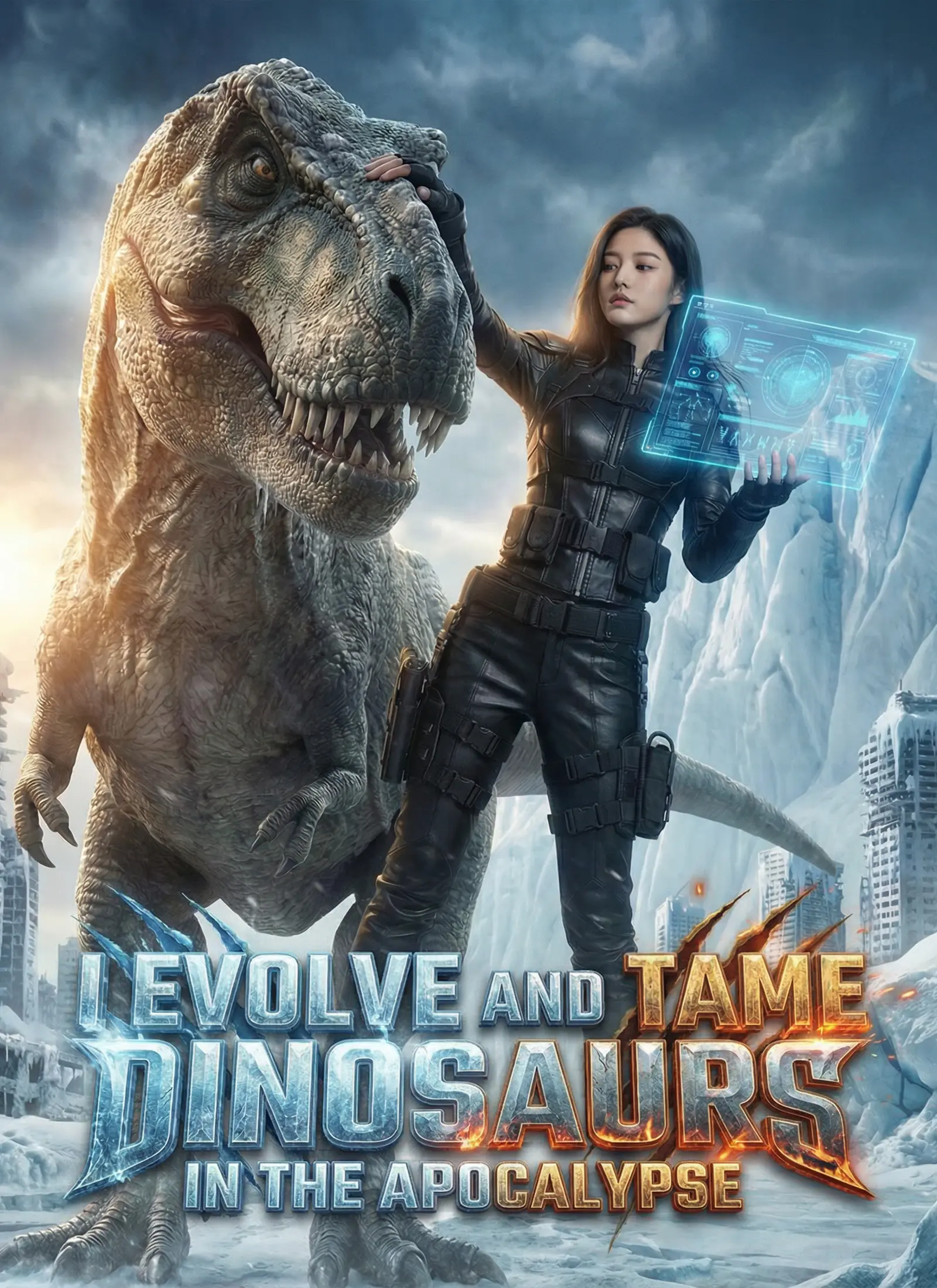 [Dubbed] I Evolve and Tame Dinosaurs in the Apocalypse short drama poster