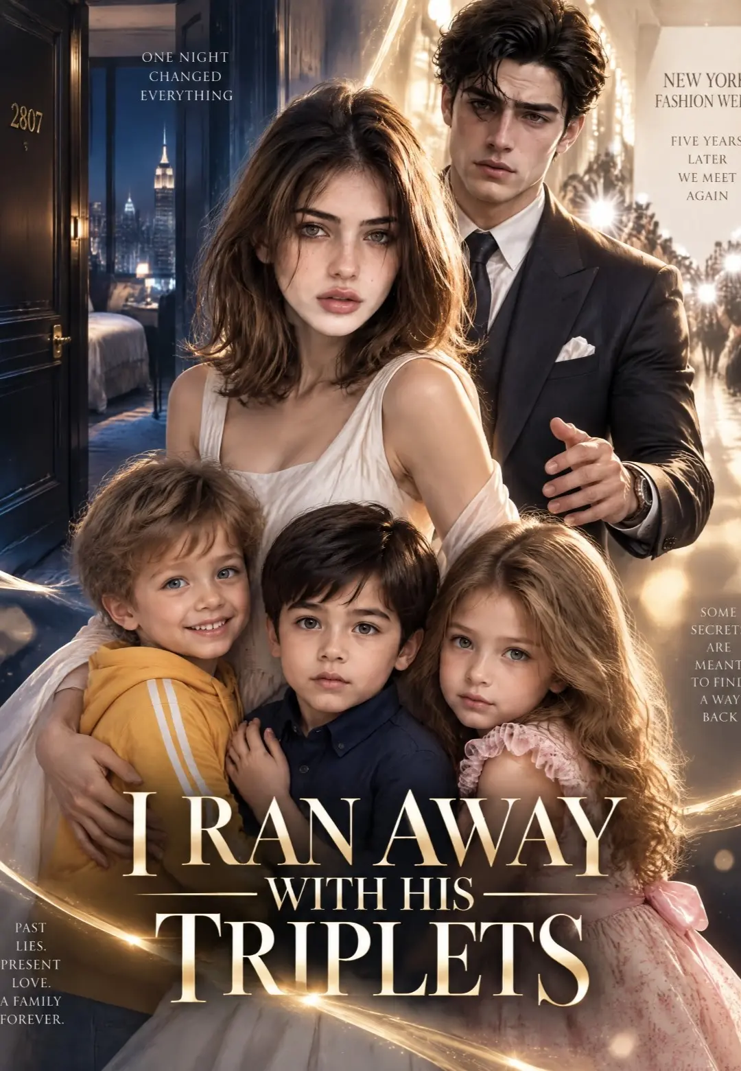 I Ran Away with His Triplets short drama poster