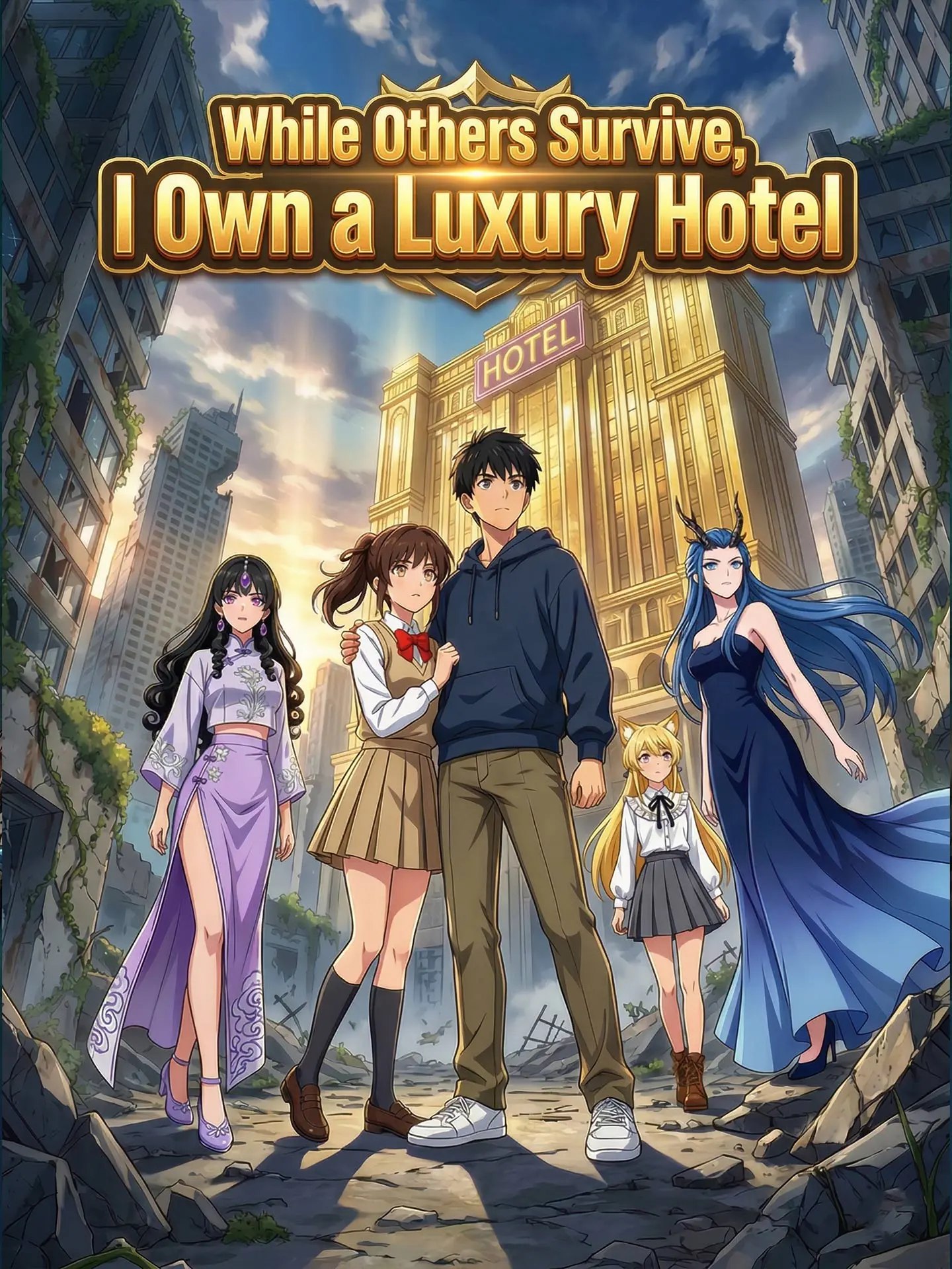While Others Survive, I Own a Luxury Hotel short drama poster