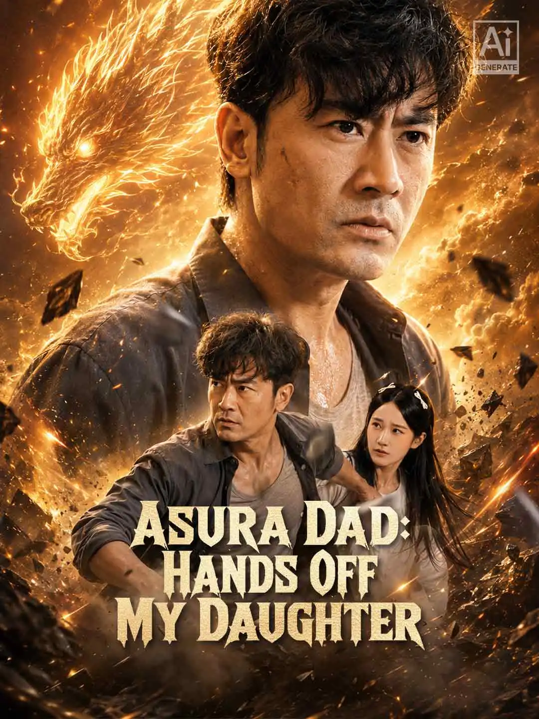 Asura Dad: Hands Off My Daughter short drama poster