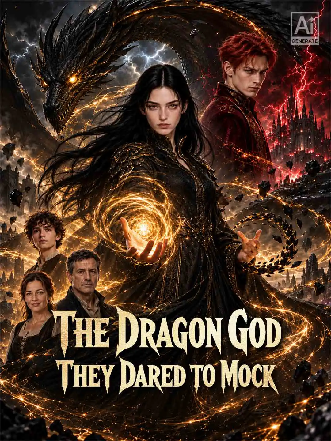 The Dragon God They Dared to Mock short drama poster