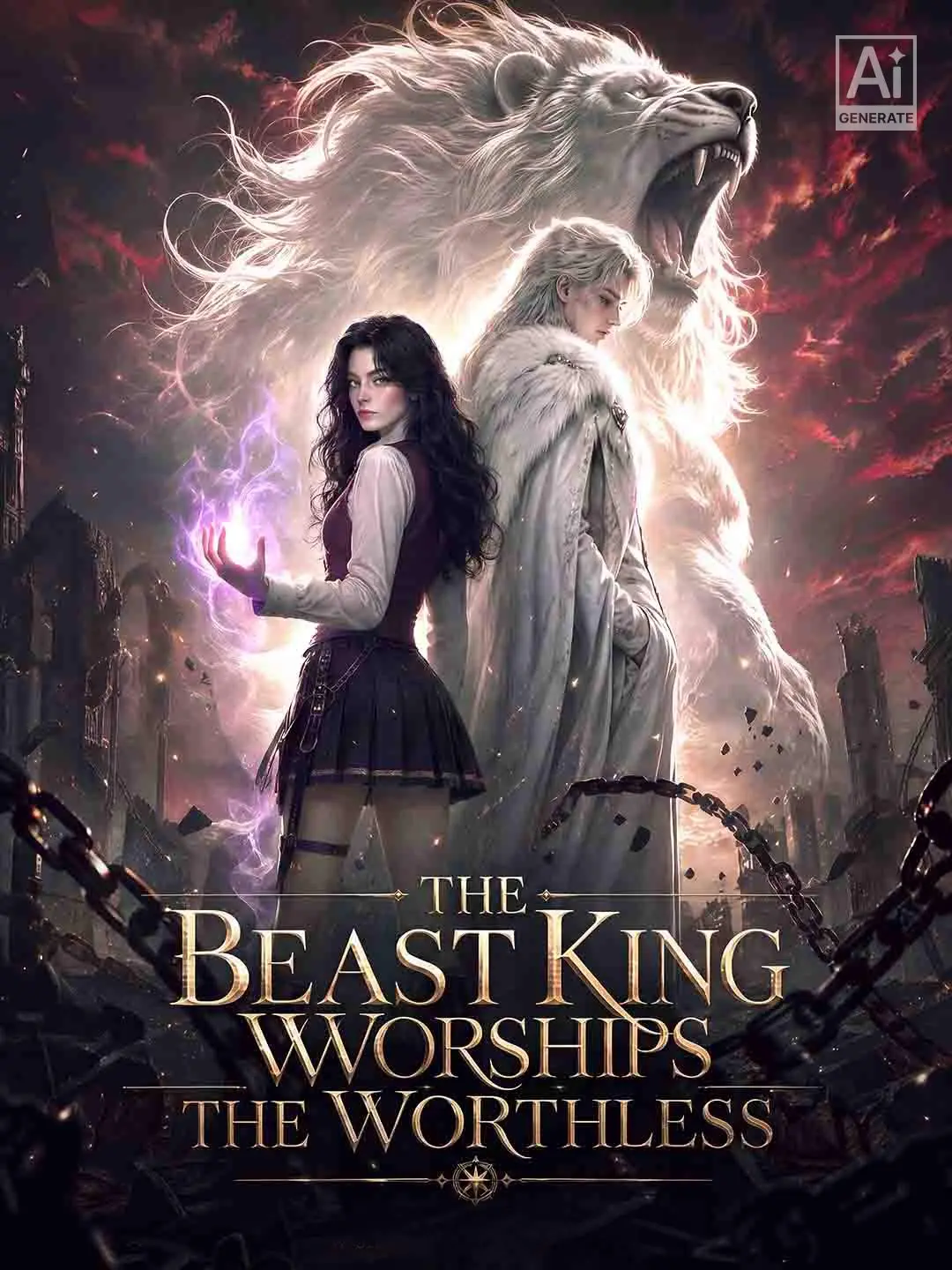 The Beast King Worships the Worthless short drama poster