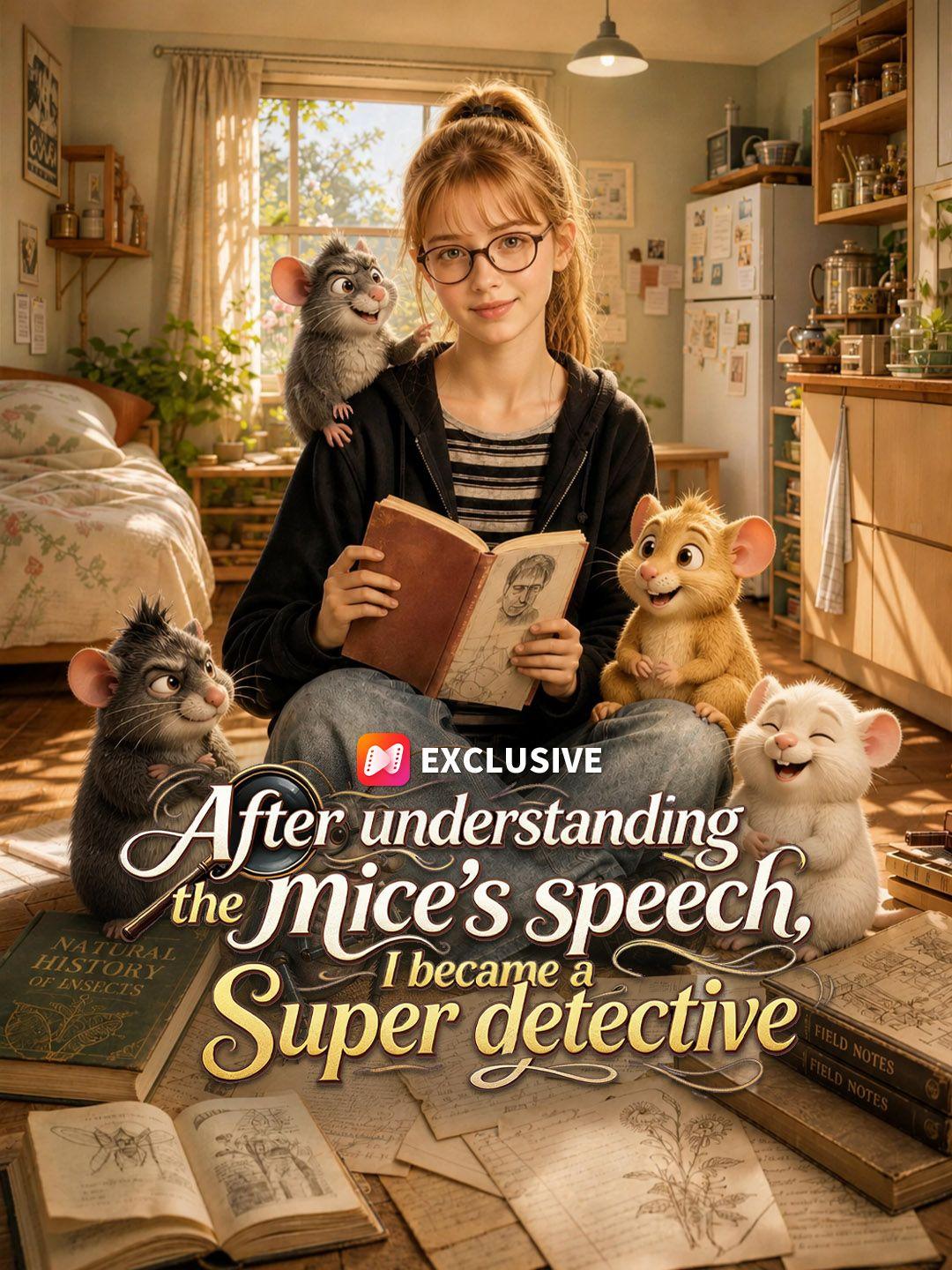 After understanding the mice's speech, I became a super detective short drama poster