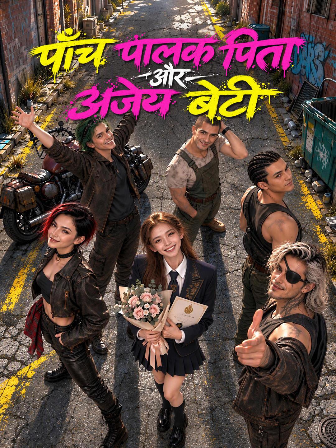 पाँच पालक पिता और अजेय बेटी short drama poster