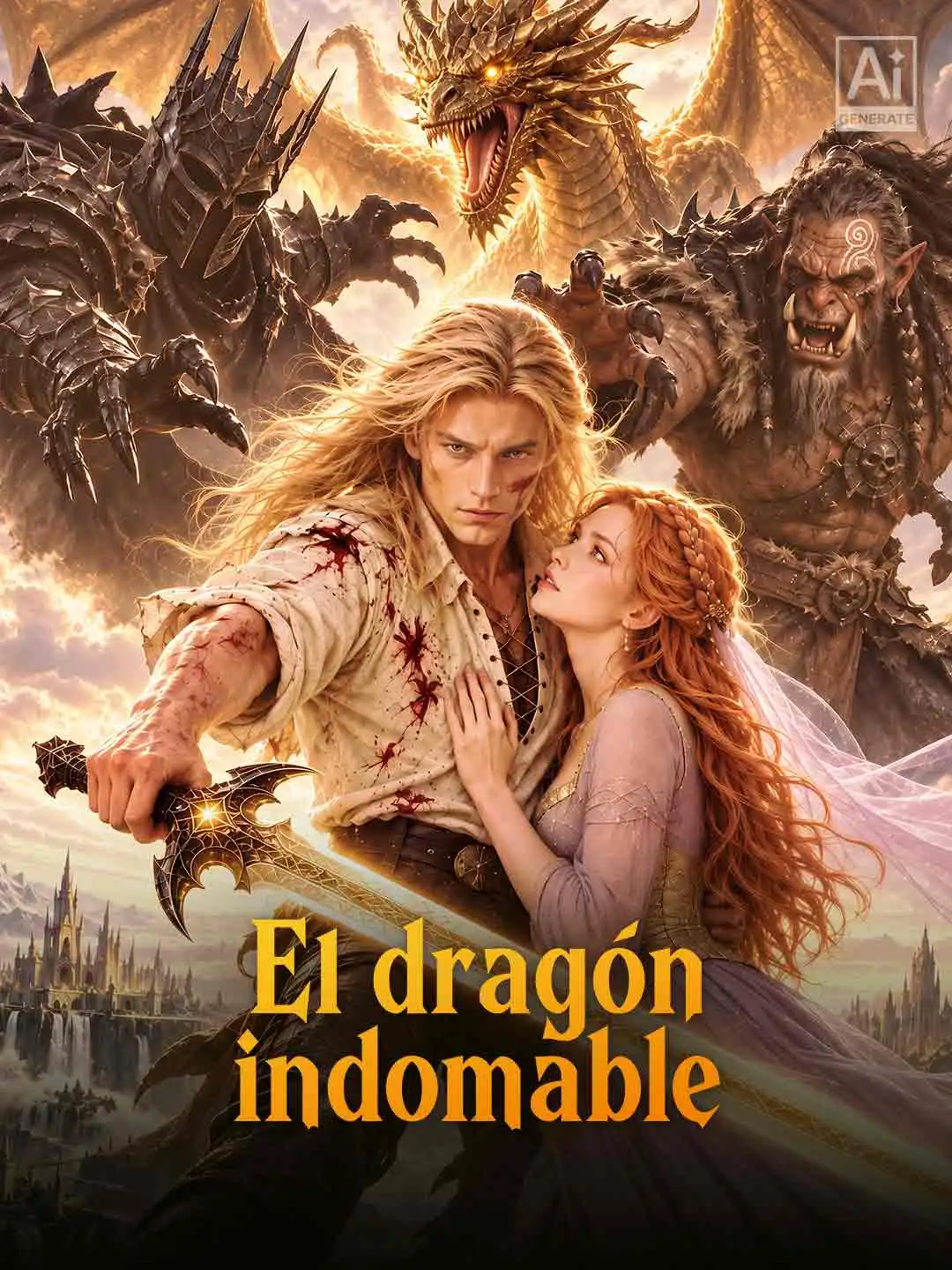 El dragón indomable short drama poster