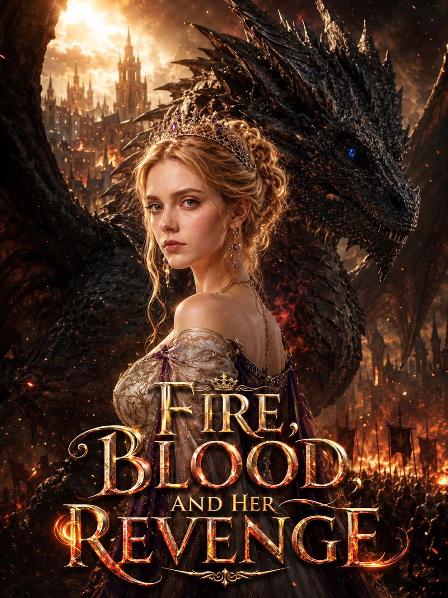 Fire, Blood, and Her Revenge short drama poster
