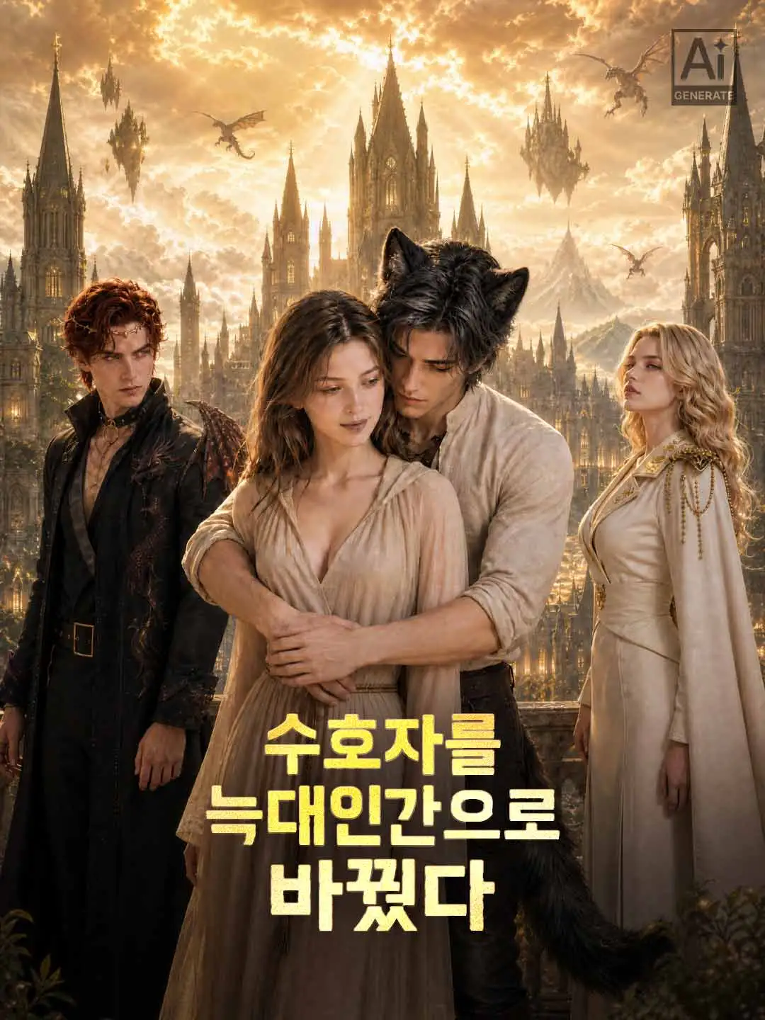 수호자를 늑대인간으로 바꿨다 short drama poster