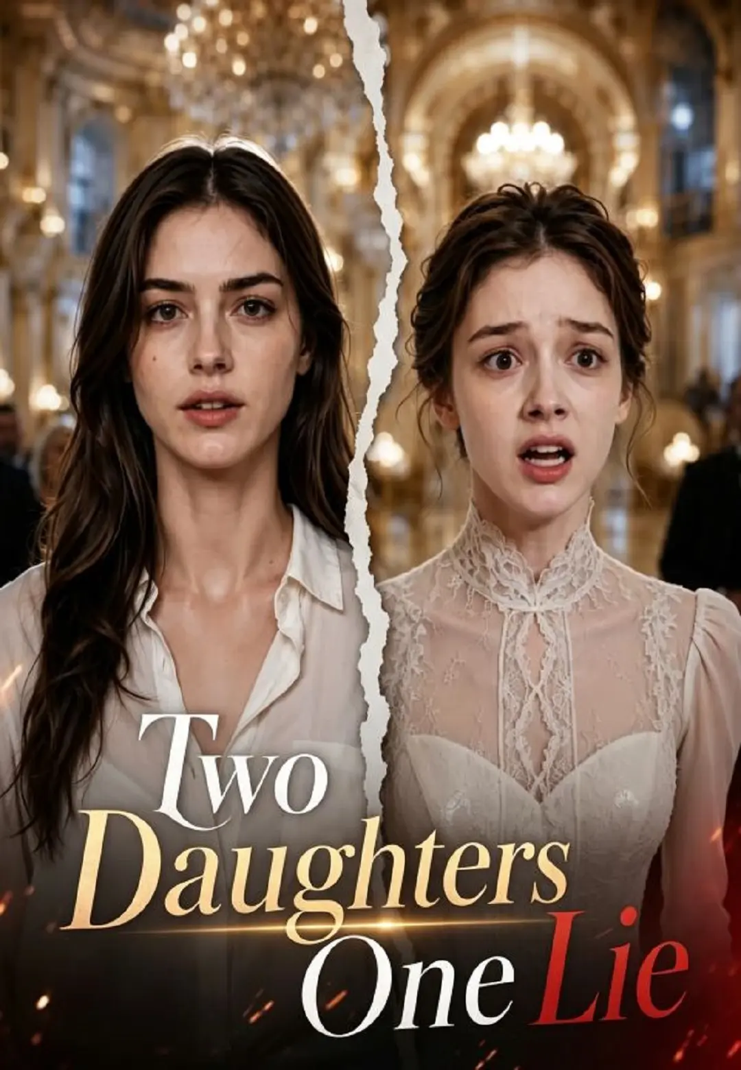 Two Daughters One Lie short drama poster