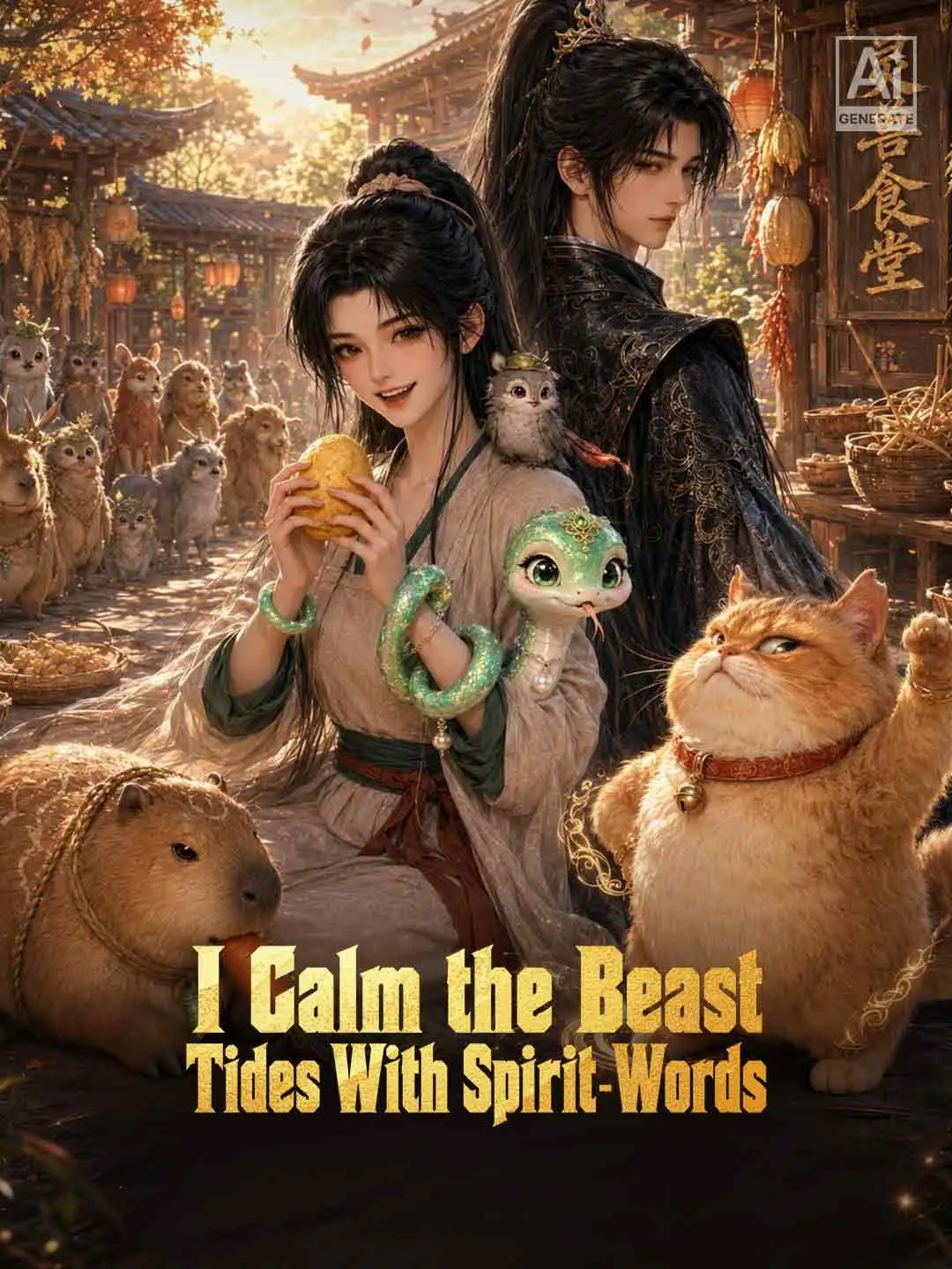 I Calm the Beast Tides With Spirit‑Words short drama poster