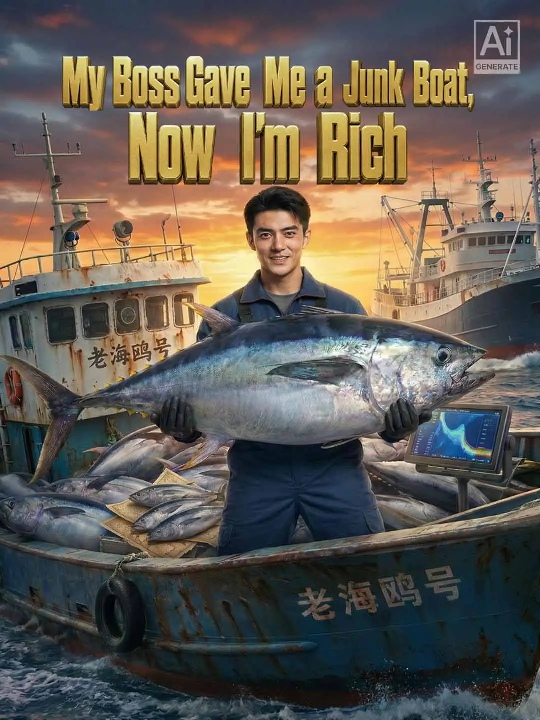 My Boss Gave Me a Junk Boat, Now I'm Rich short drama poster